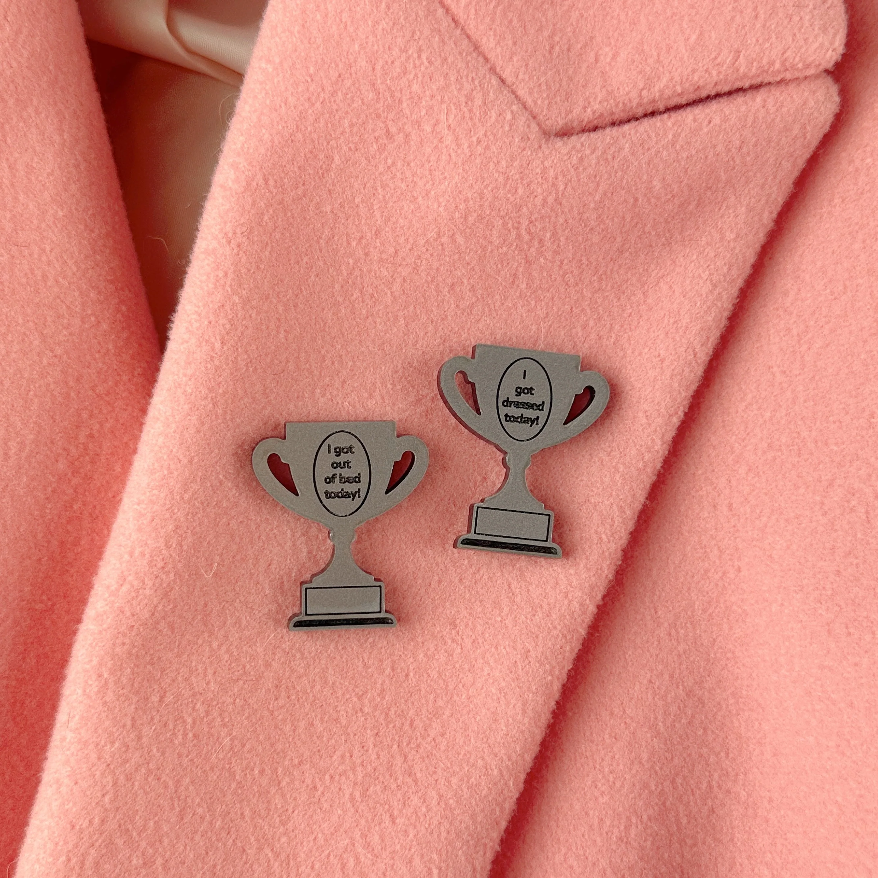 I Got Dressed Today Trophy Award Pin *Limited Edition* - Image 7