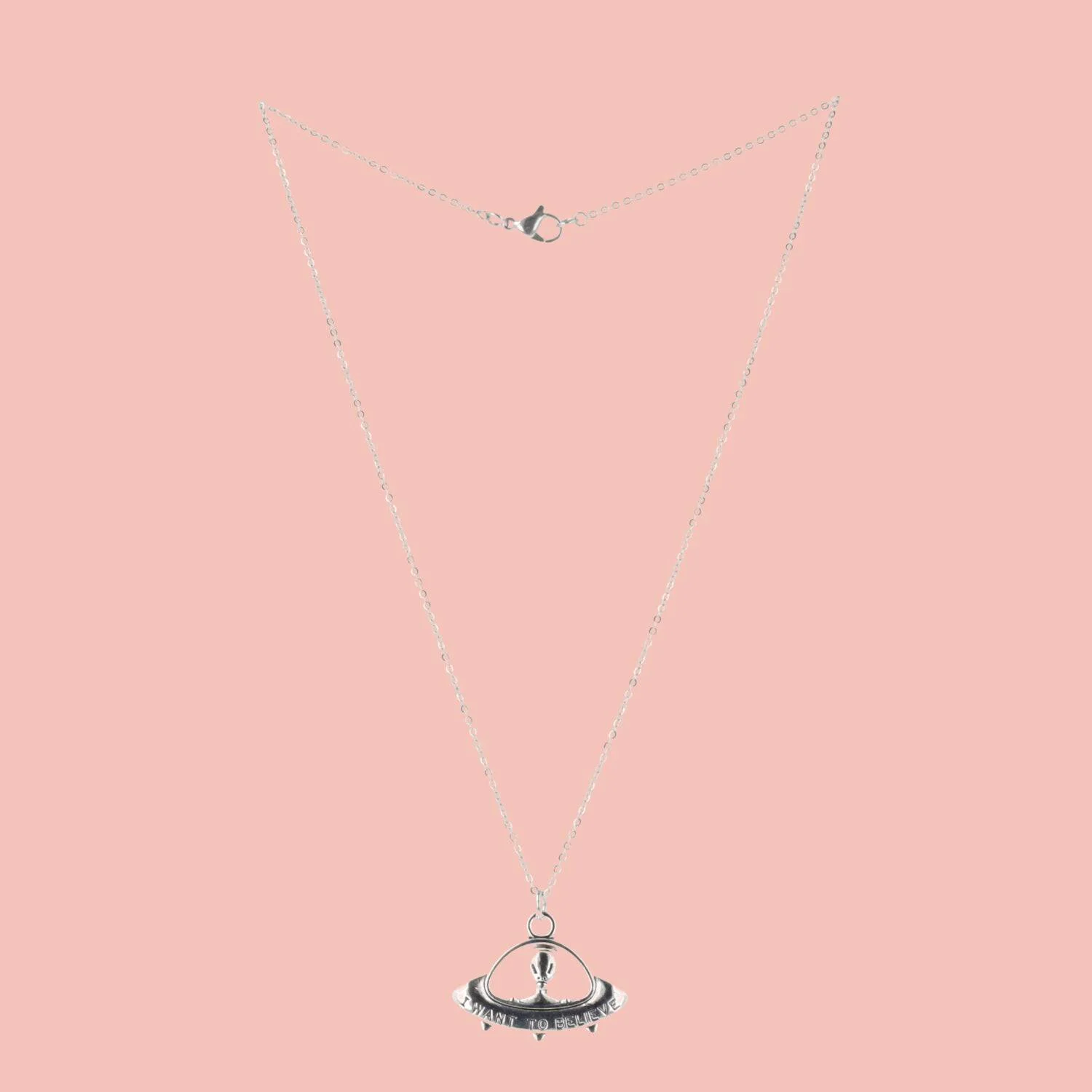I Want To Believe UFO Necklace - Image 3