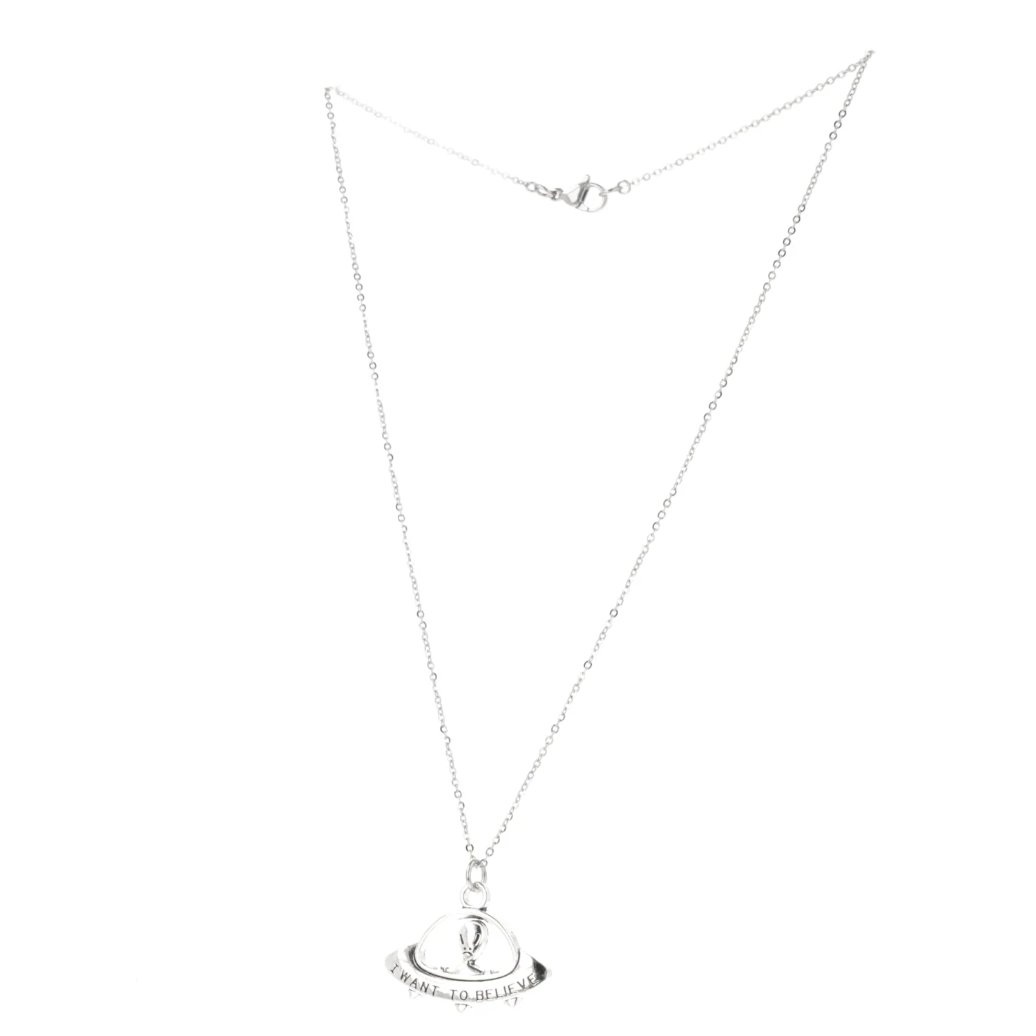 I Want To Believe UFO Necklace - Image 4