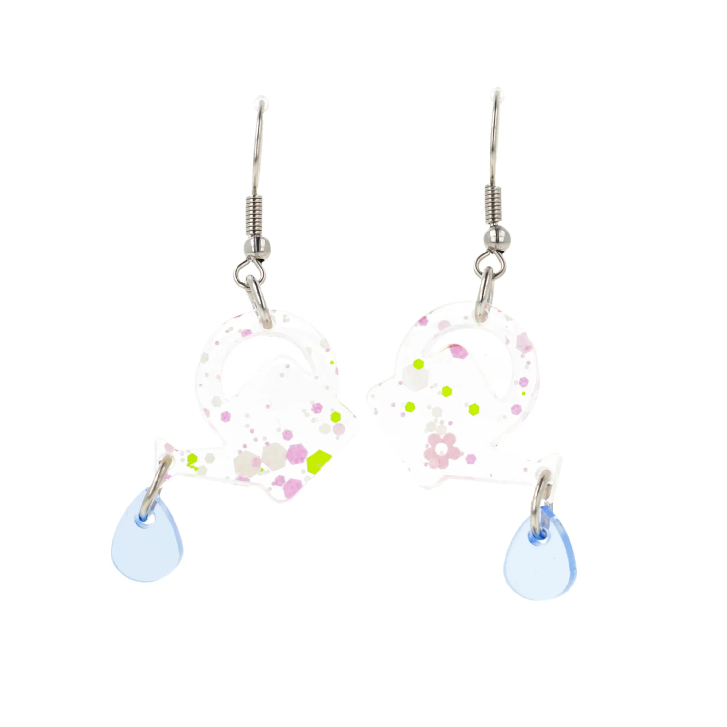 I Wet My Plants! Confetti Watering Can Earrings - Image 6