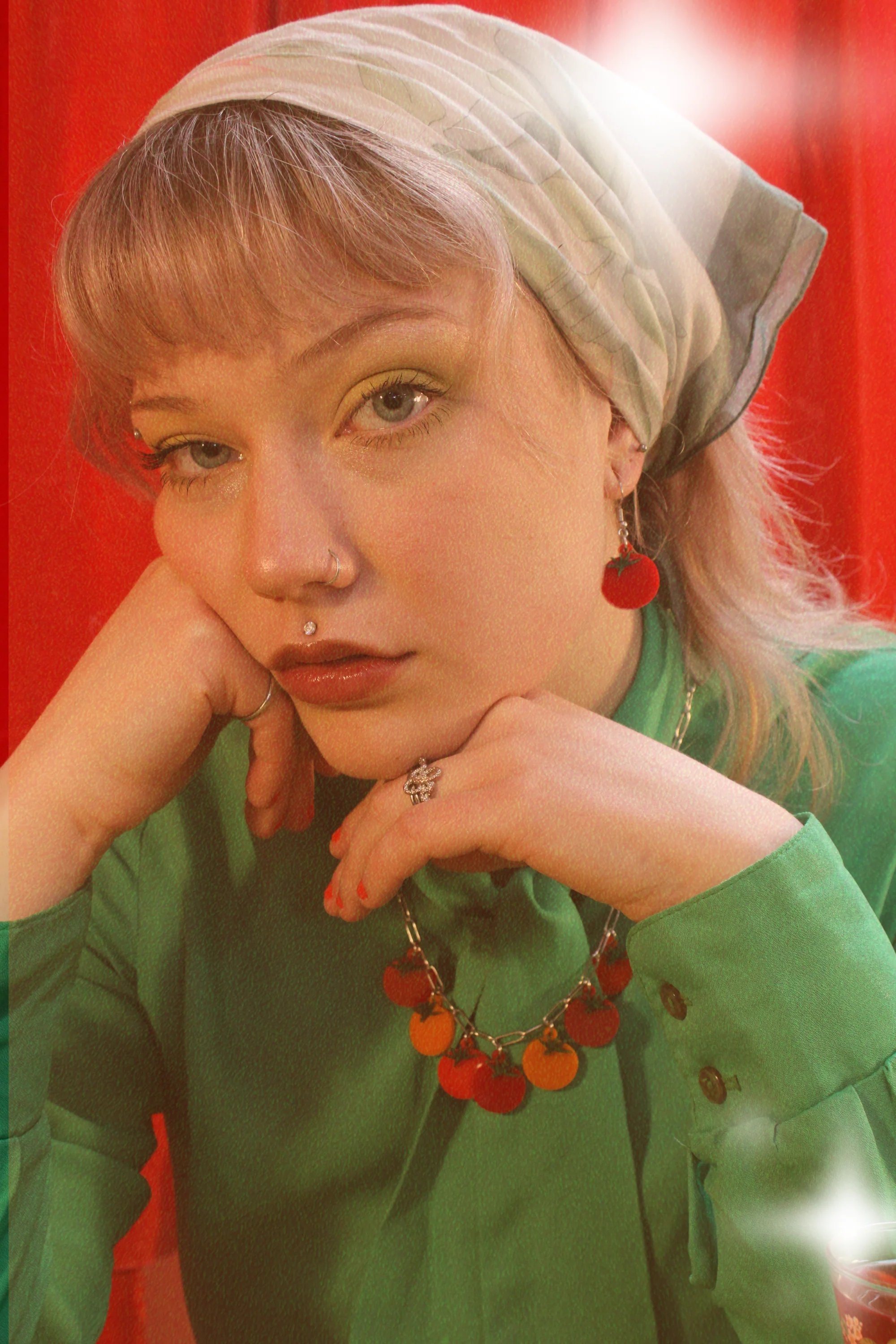 It's A Fruit Tomato Earrings - Image 4