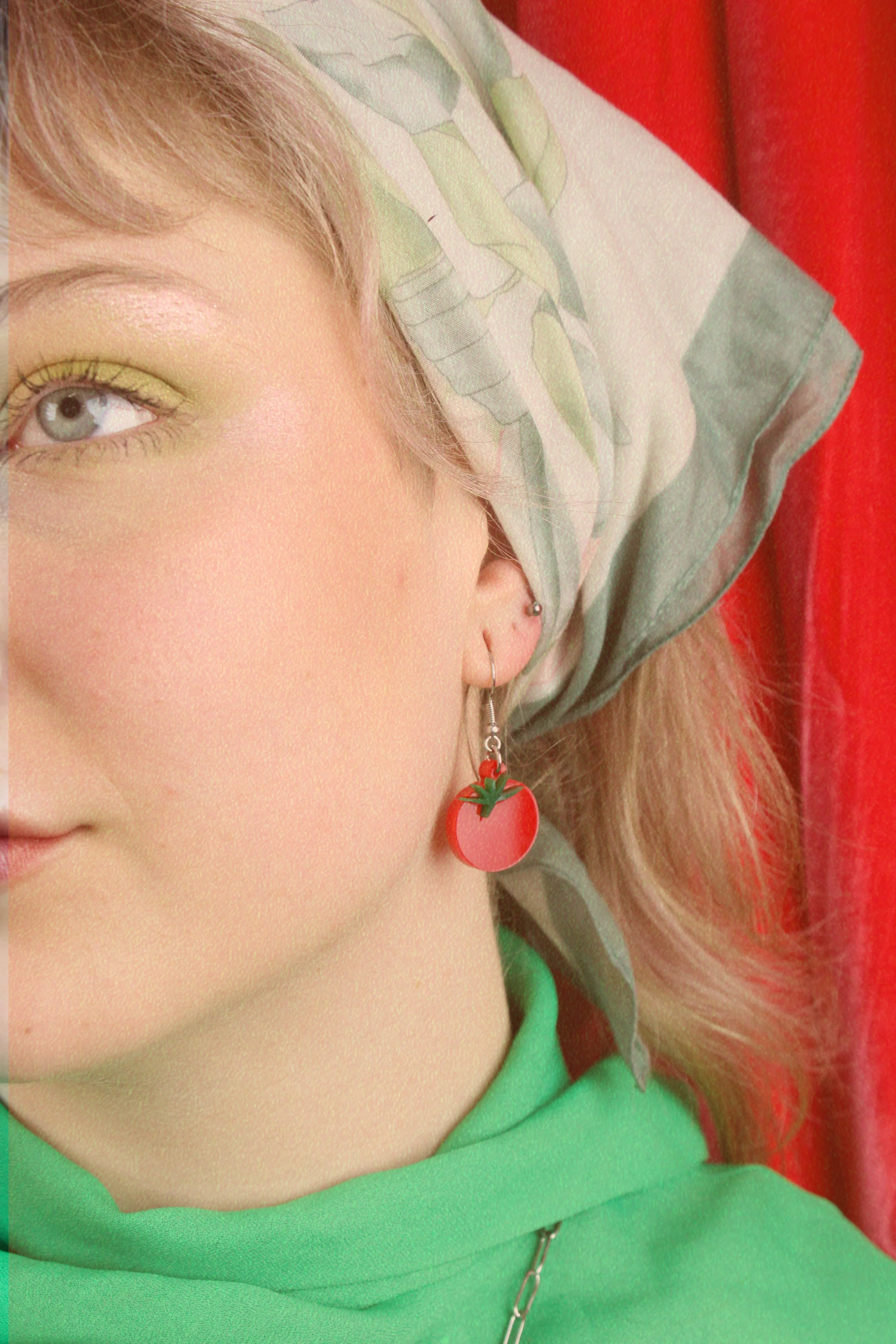 It's A Fruit Tomato Earrings - Image 7