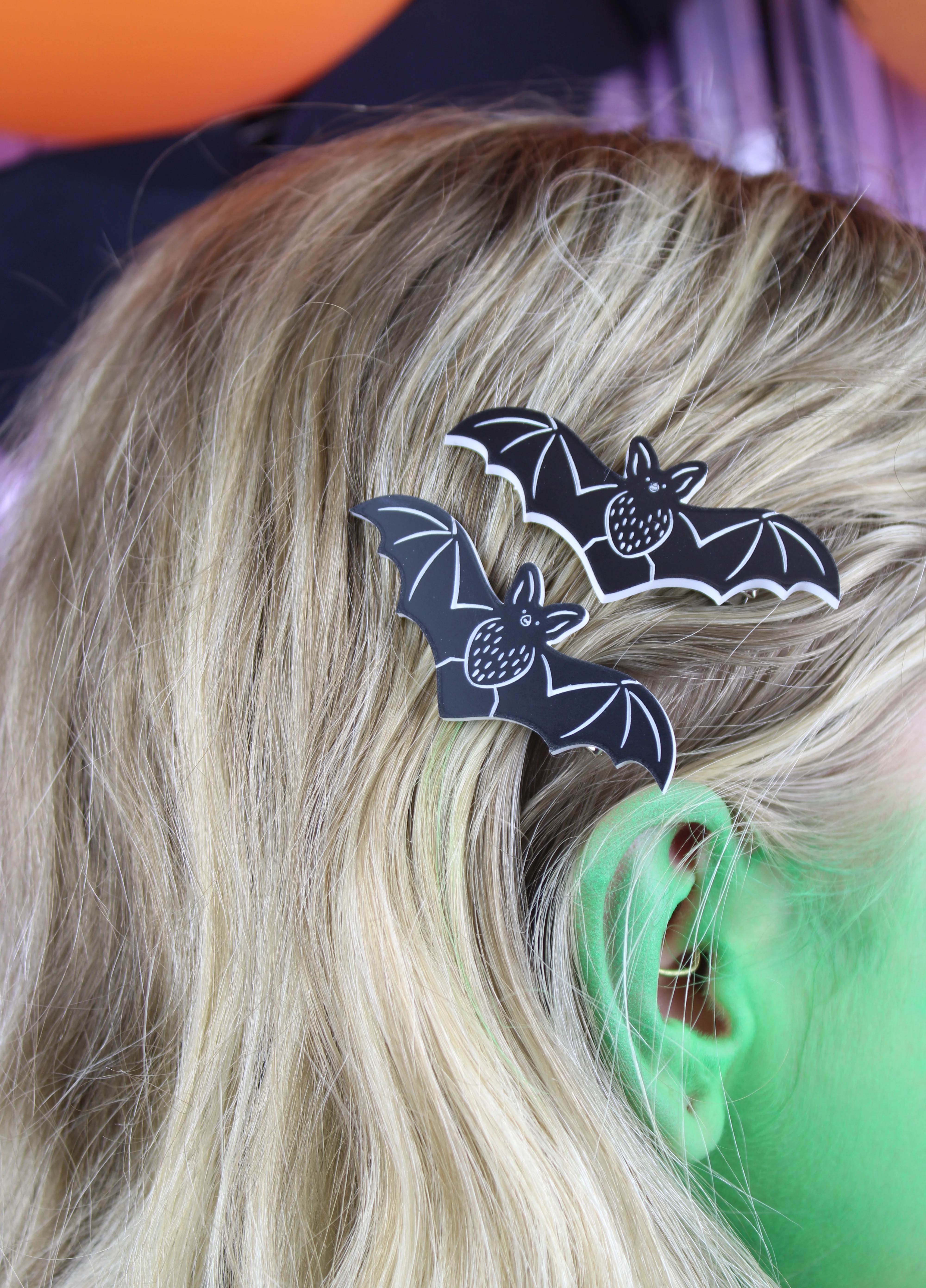 It's Frickin Bats Hair Clips - Image 5