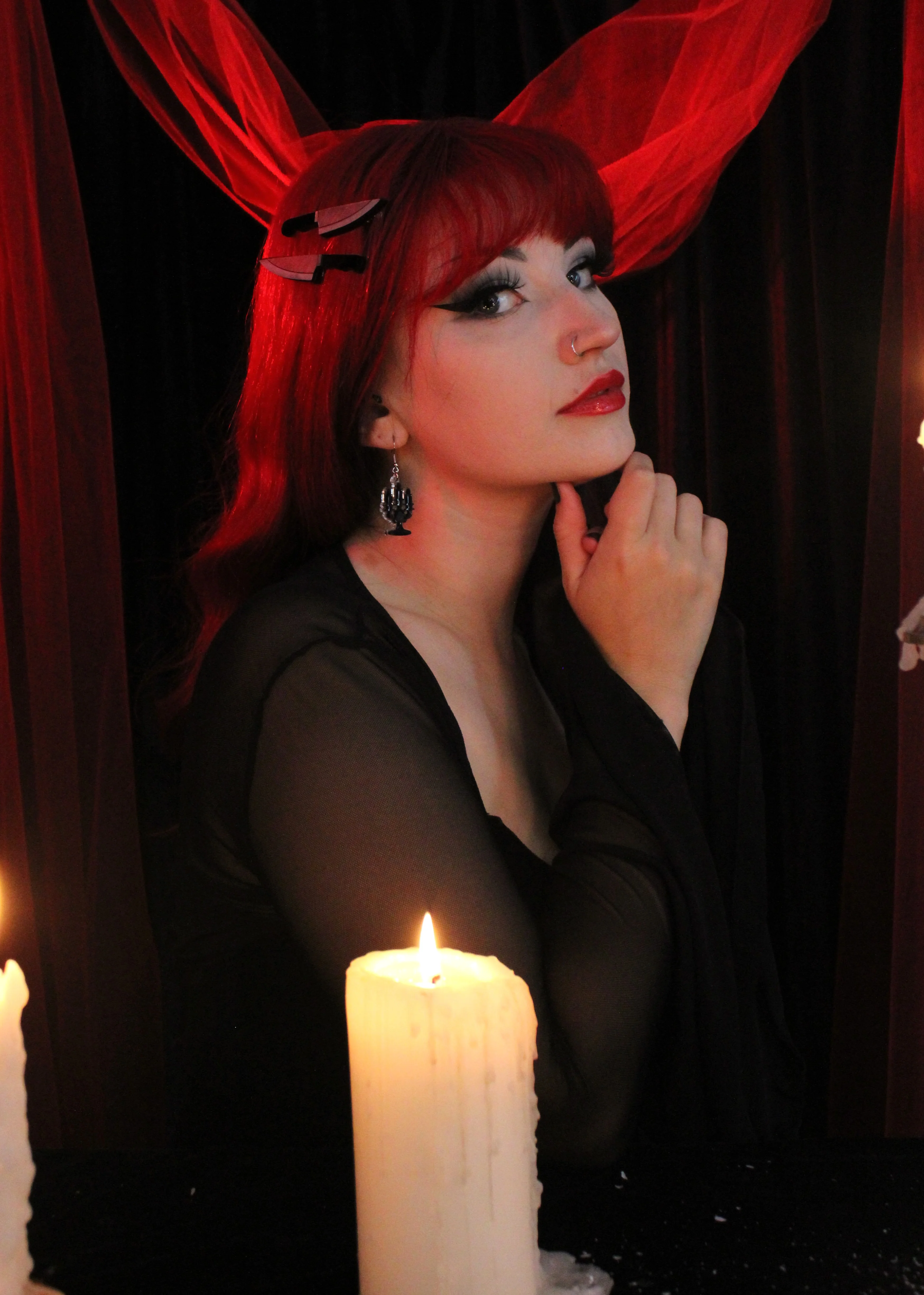 It's Lit Candelabra Earrings - Image 5