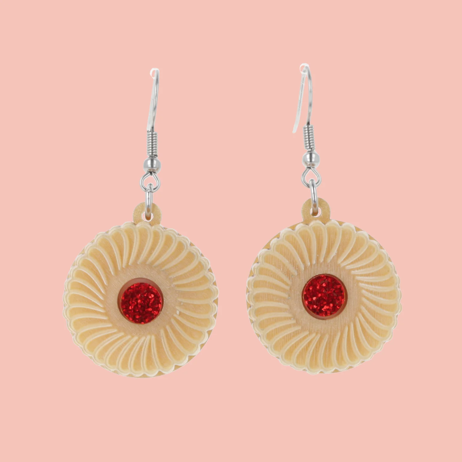 Jam & Cream Biscuit Earrings