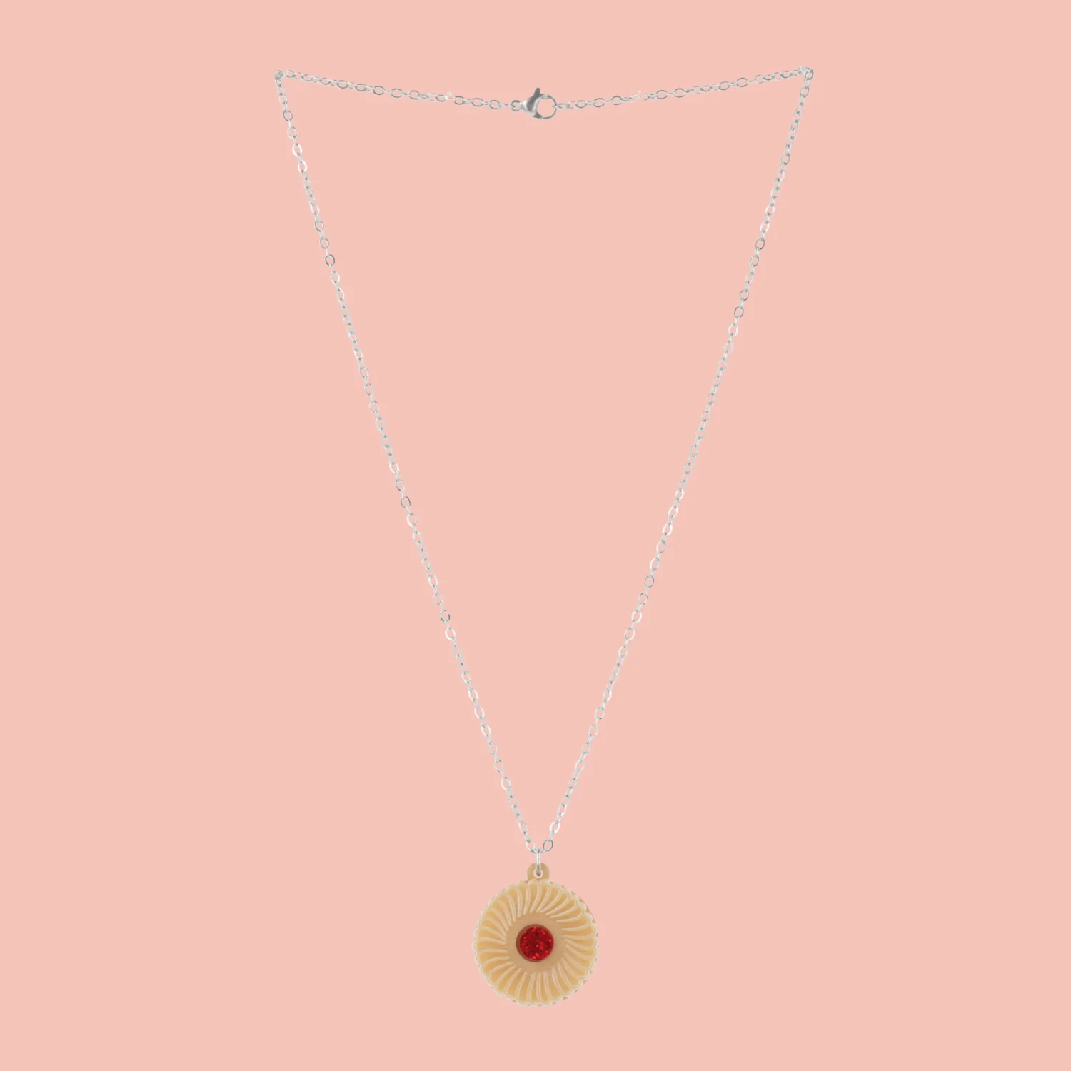 Jam & Cream Biscuit Necklace - Image 3