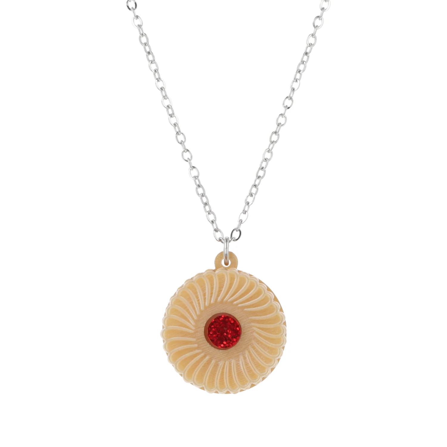 Jam & Cream Biscuit Necklace - Image 9