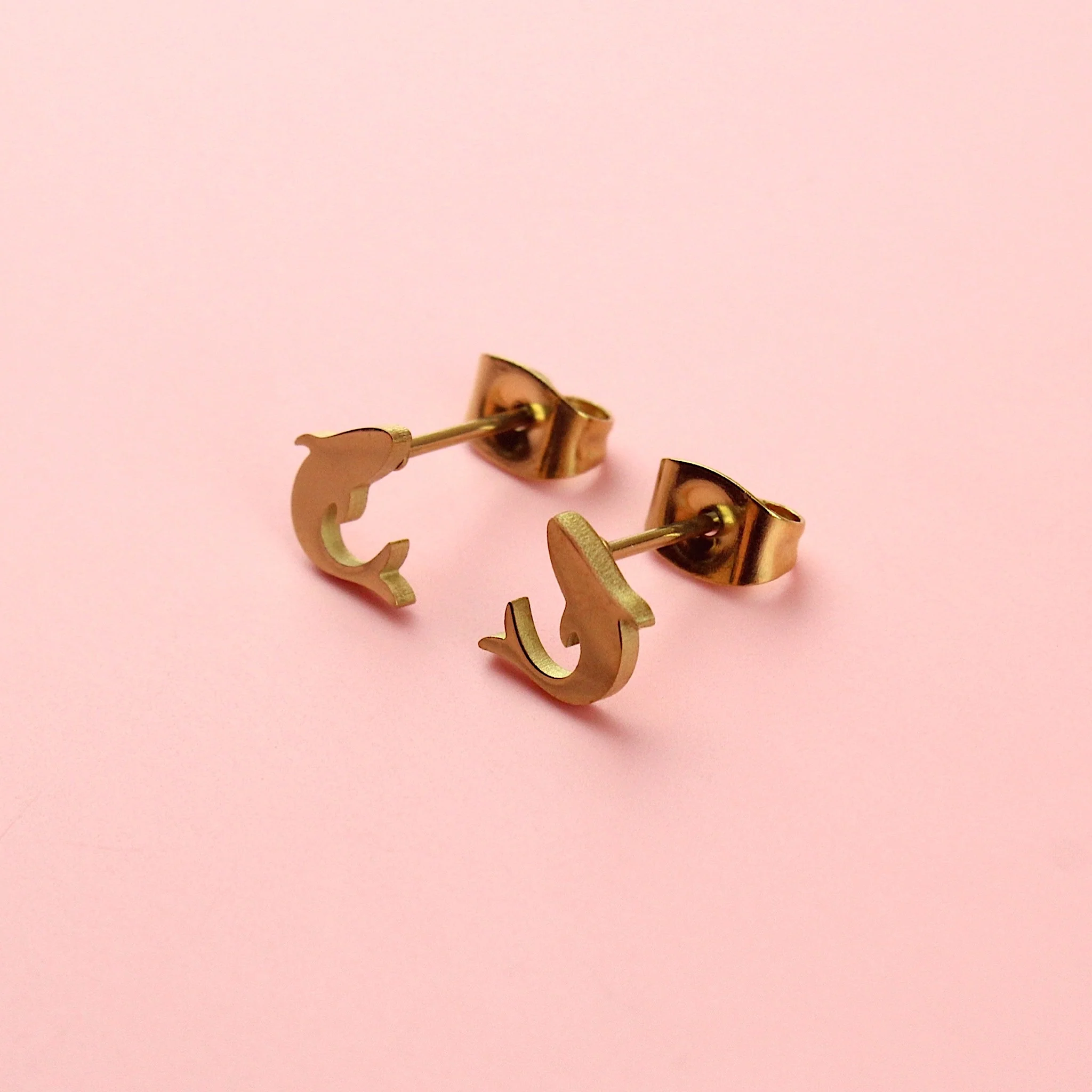 Jawsome Shark Stud Earrings (Gold Plated) - Image 3