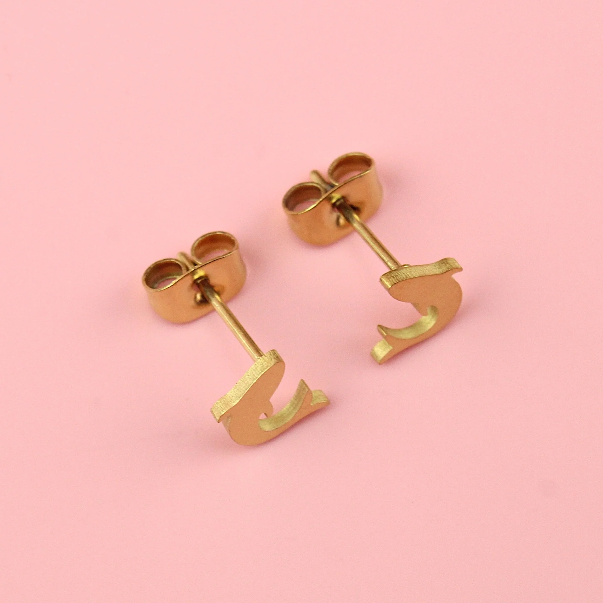 Jawsome Shark Stud Earrings (Gold Plated) - Image 4