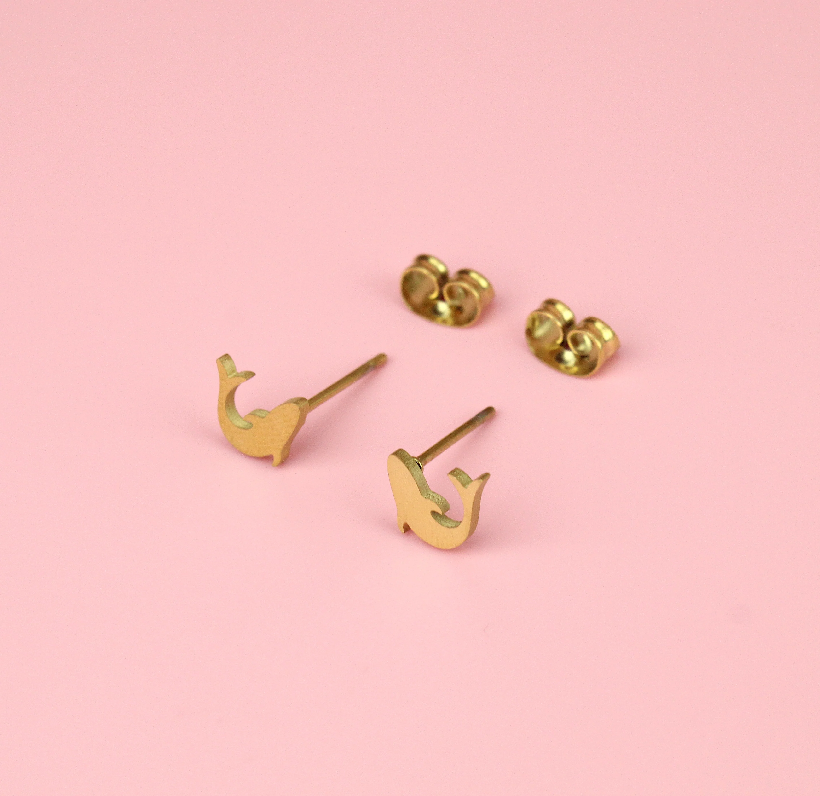 Jawsome Shark Stud Earrings (Gold Plated) - Image 7