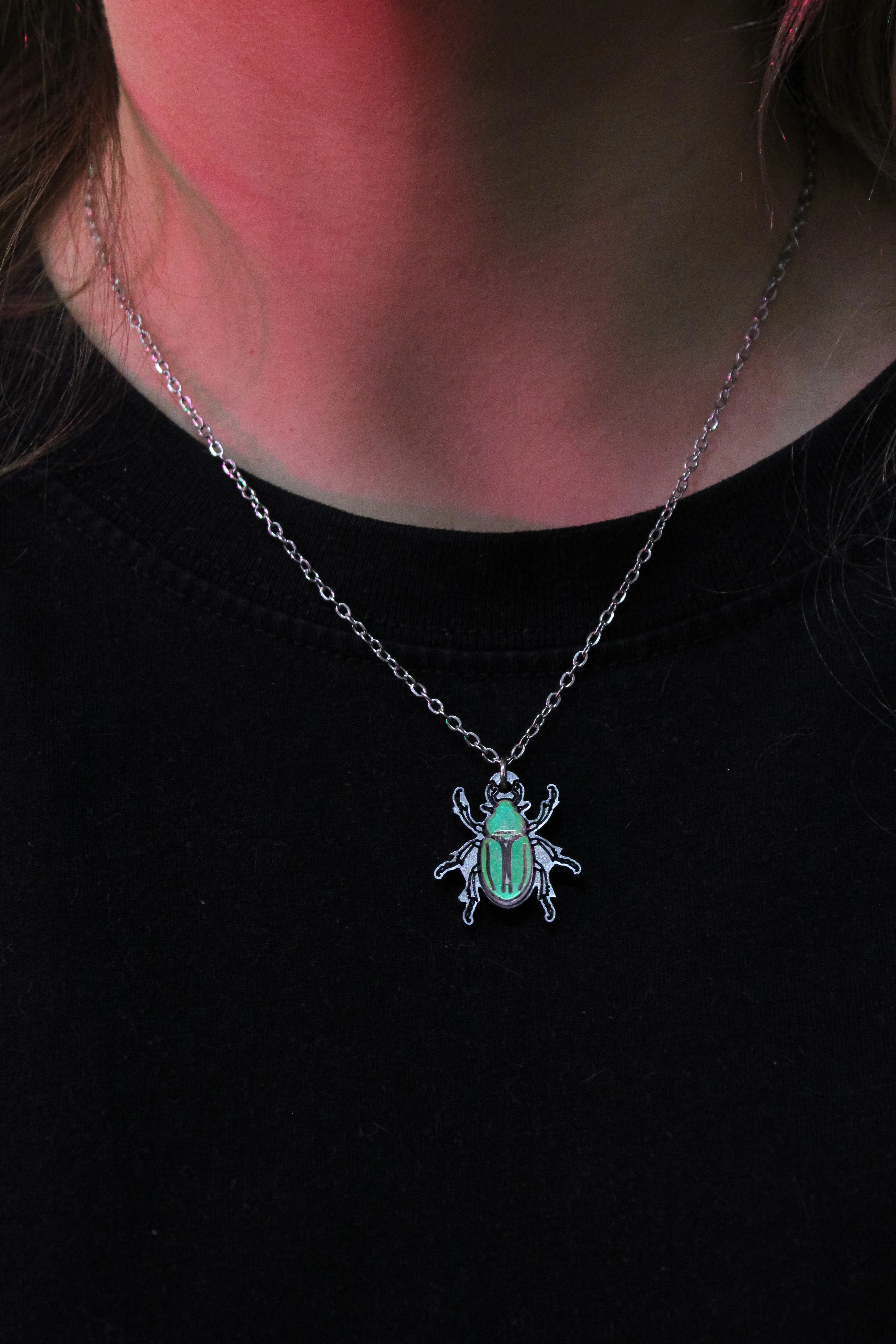 Jewel Summer Beetle Necklace - Image 2