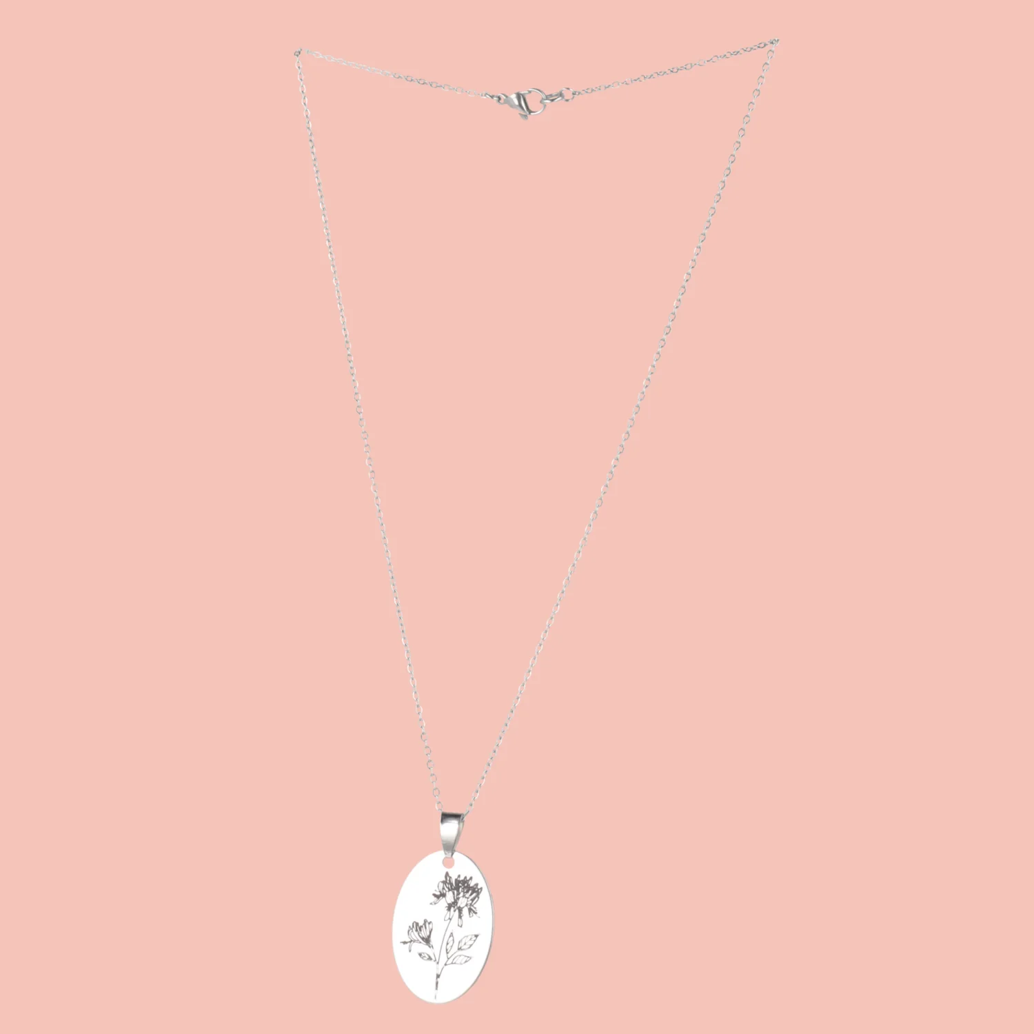 June Birth Flower Necklace - Honeysuckle - Image 3