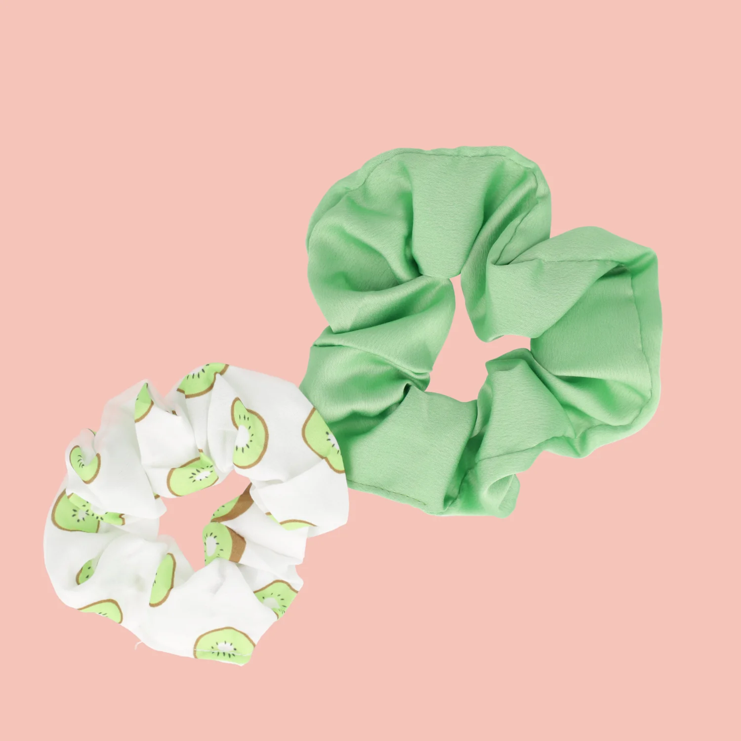Kiwi Scrunchies - Set of 2