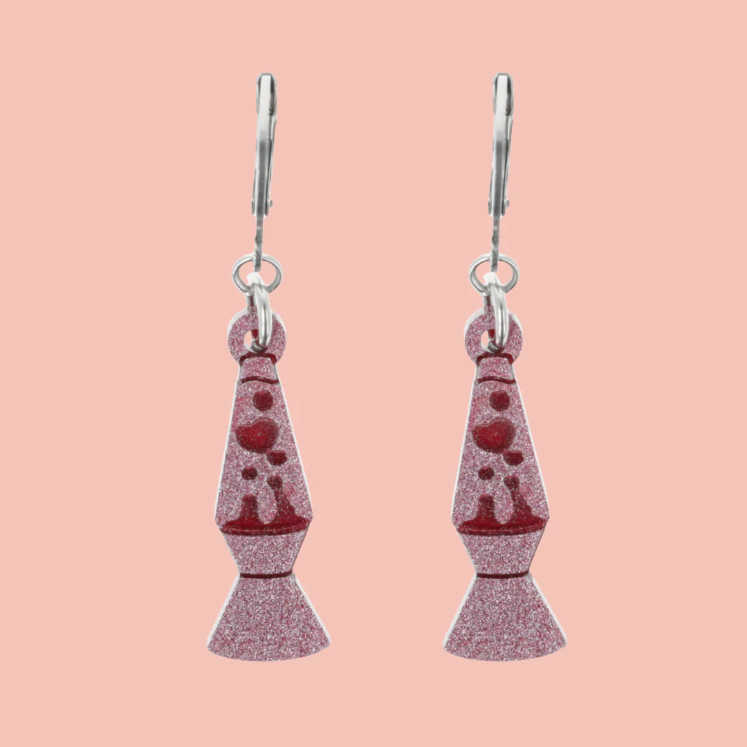 Lava Lamp Huggie Hoop Earrings