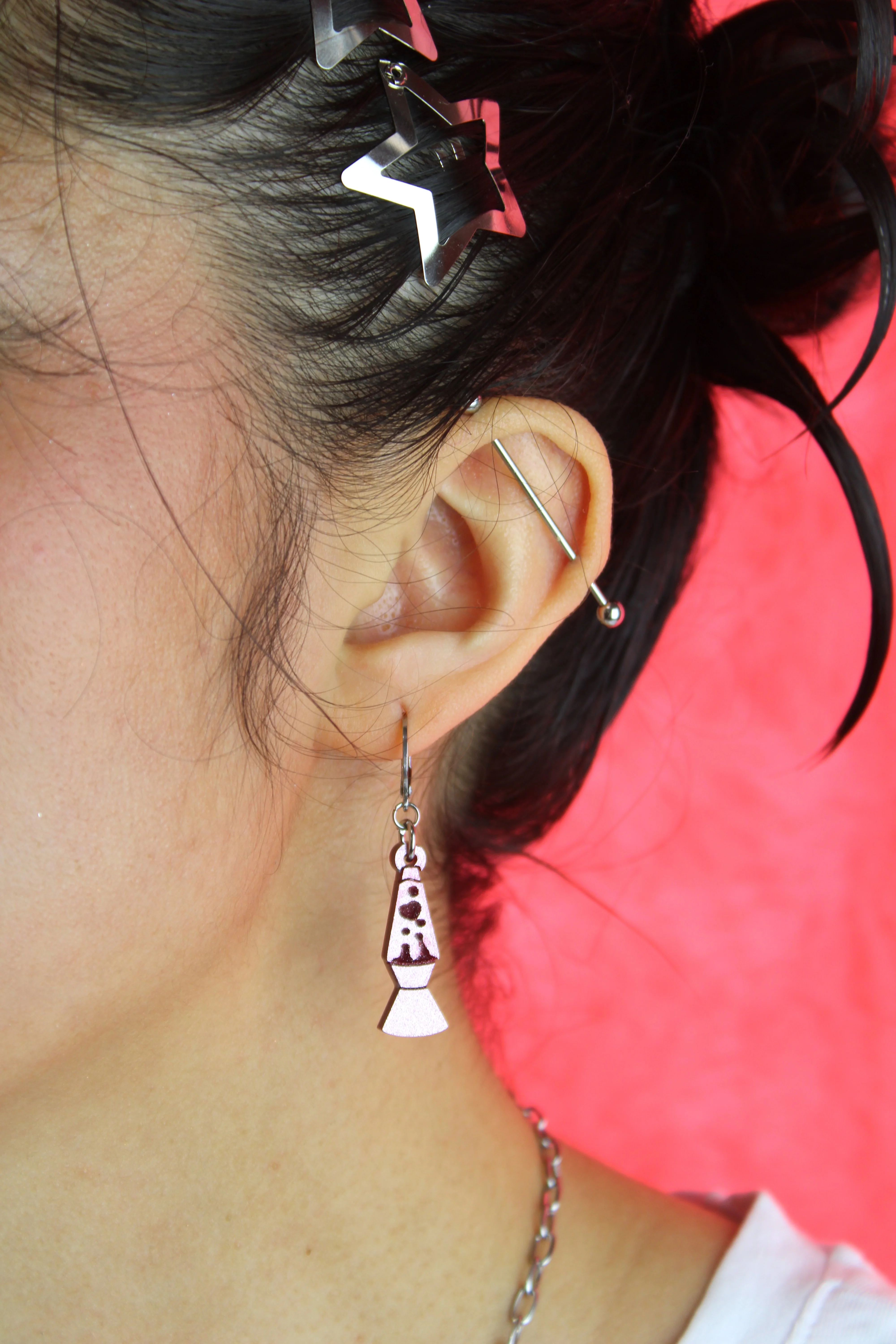 Lava Lamp Huggie Hoop Earrings - Image 5