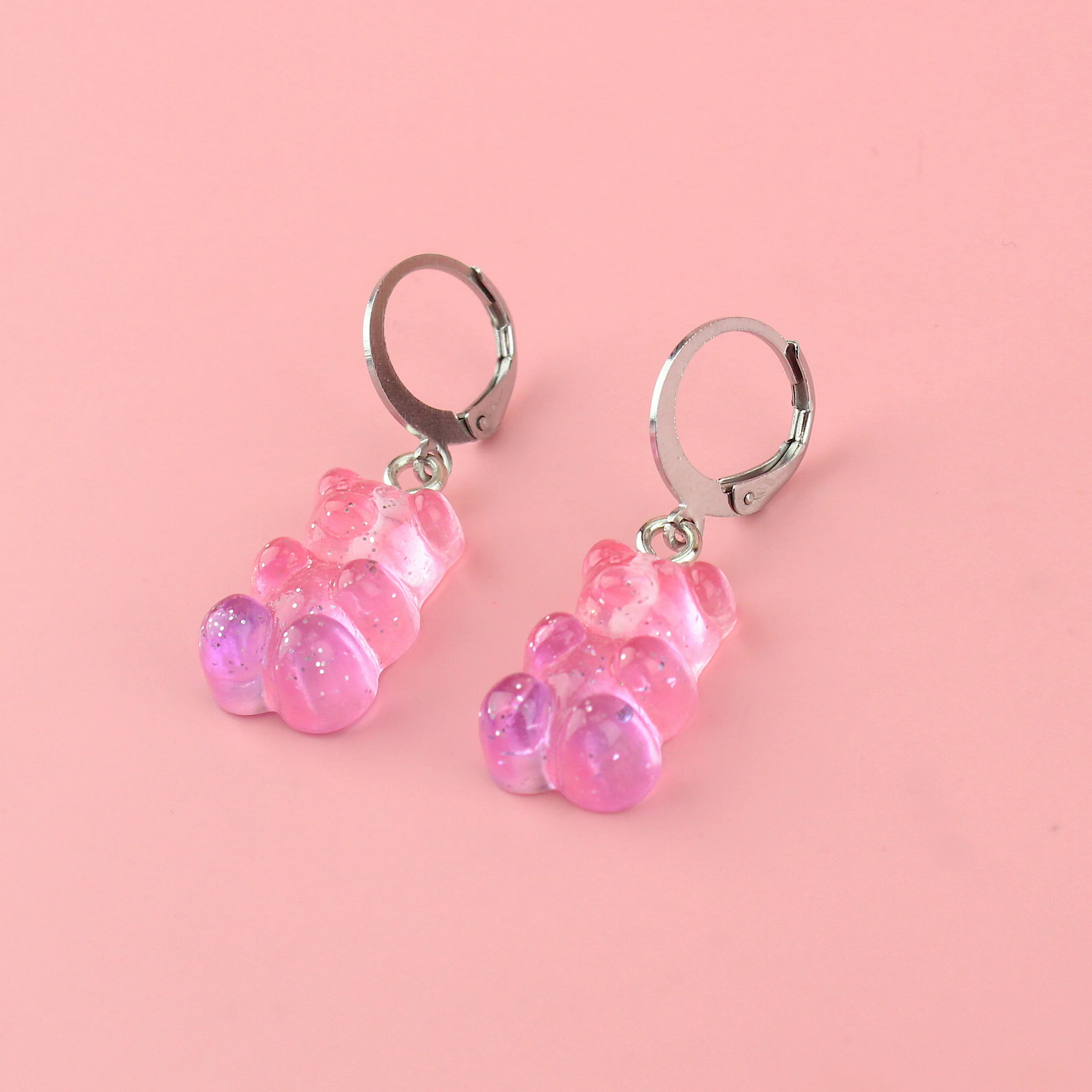 Lavender Gummy Bear Earrings - Image 2