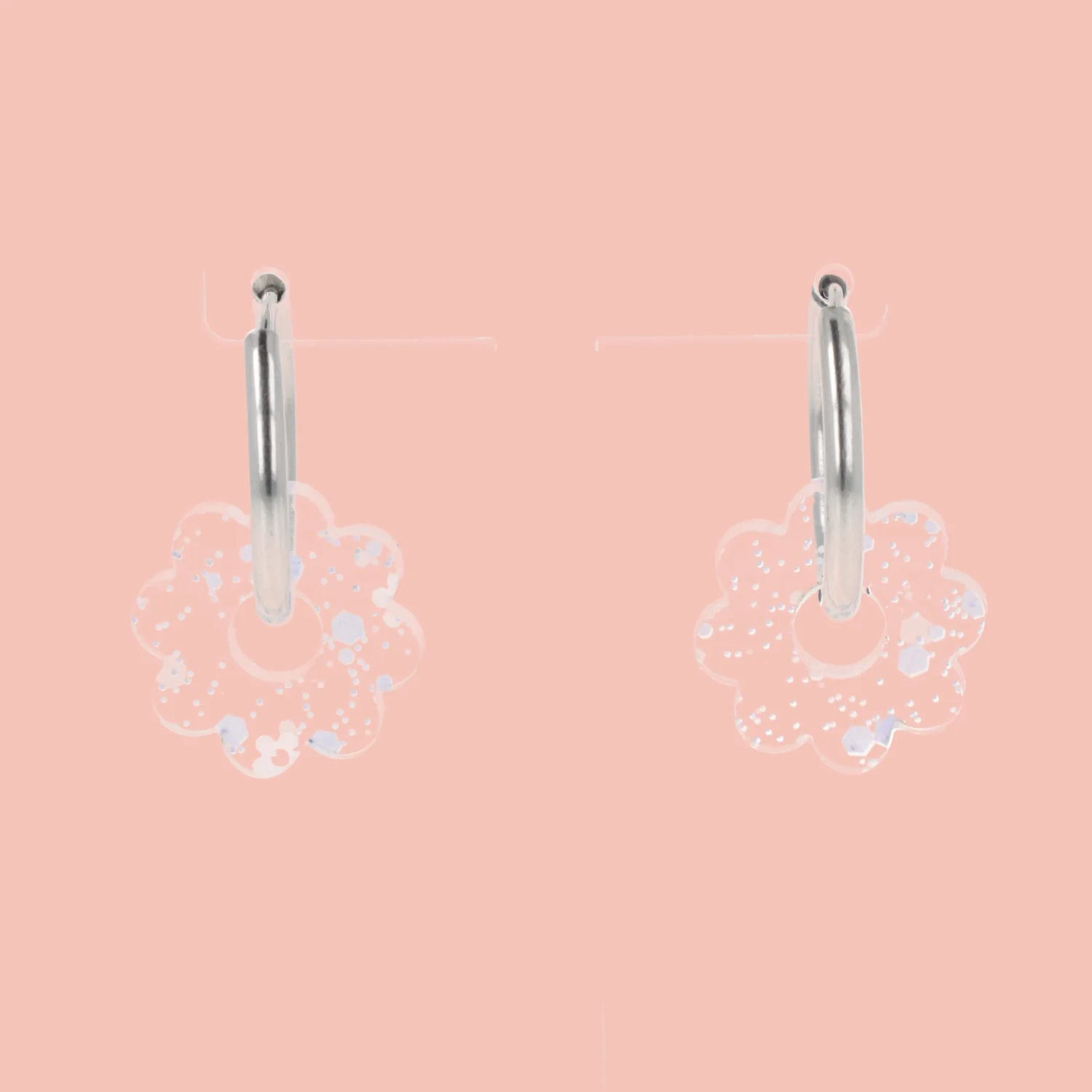 Lazy Daisy Hoop Earrings - Confetti - Image 4