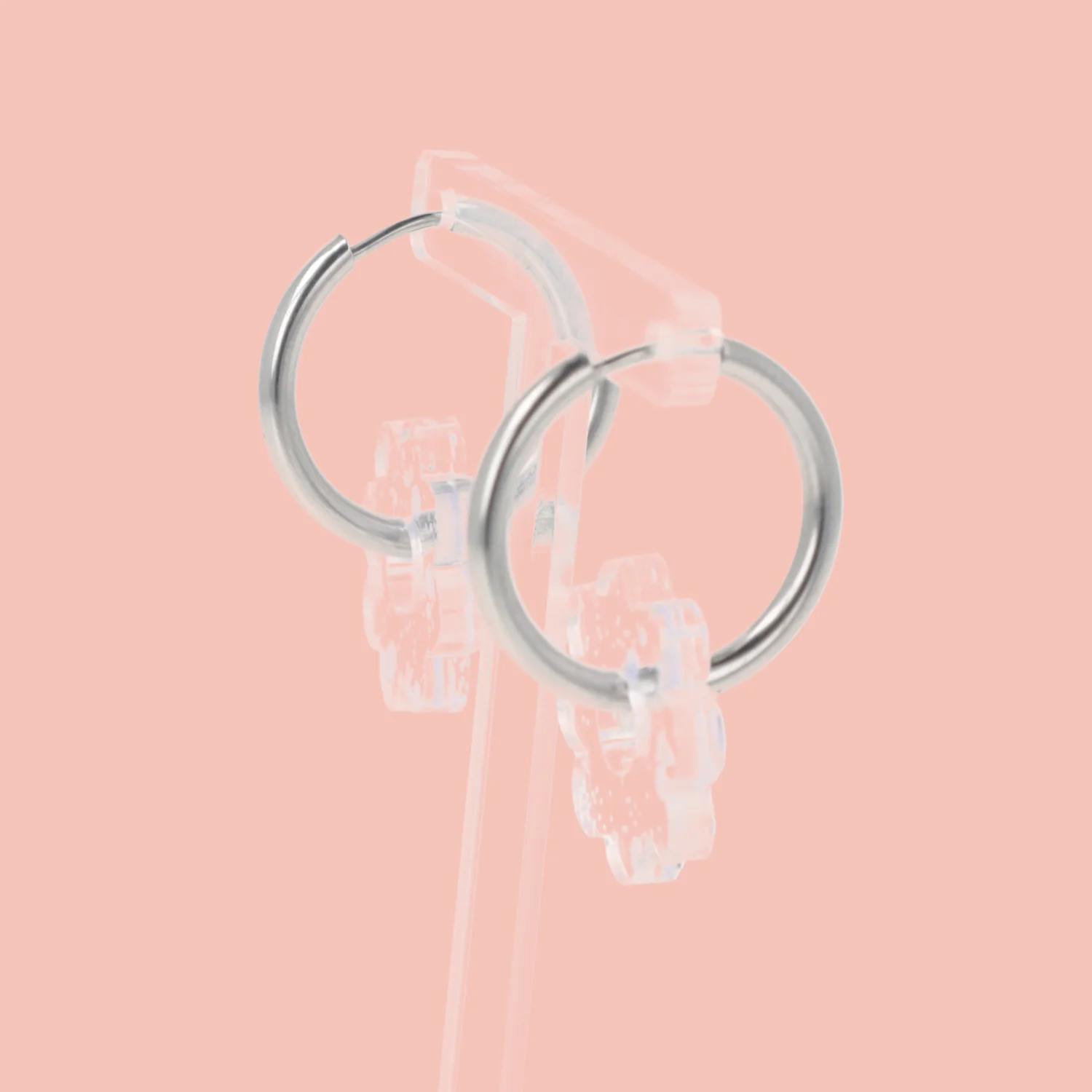 Lazy Daisy Hoop Earrings - Confetti - Image 5