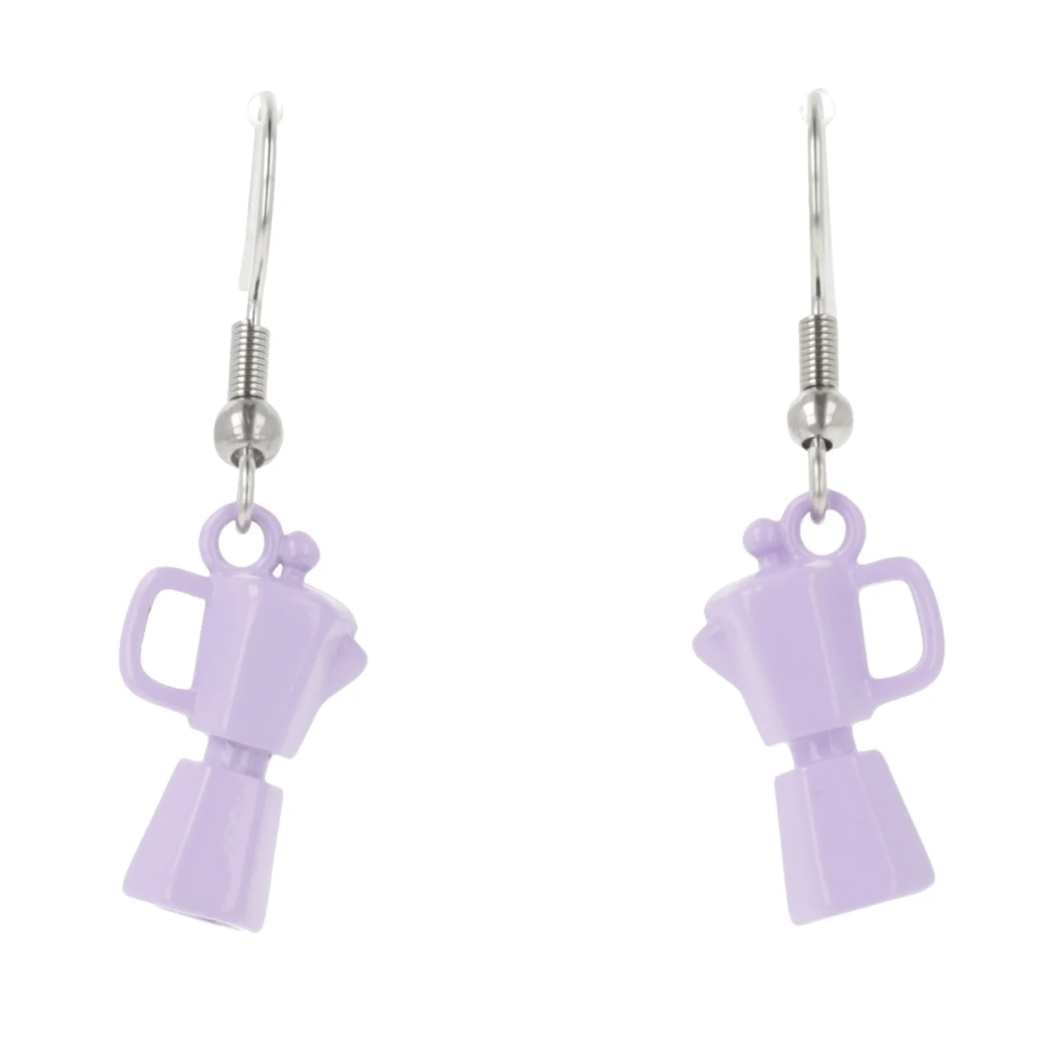 Lilac Coffee Pot Earrings - Image 3