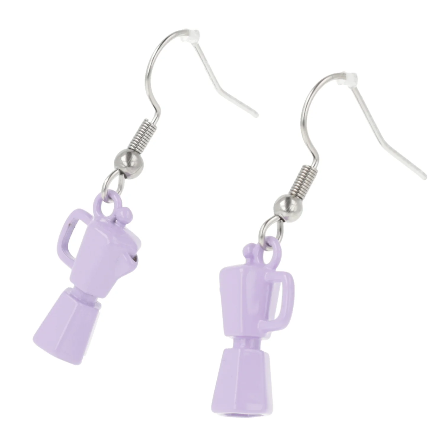 Lilac Coffee Pot Earrings - Image 4