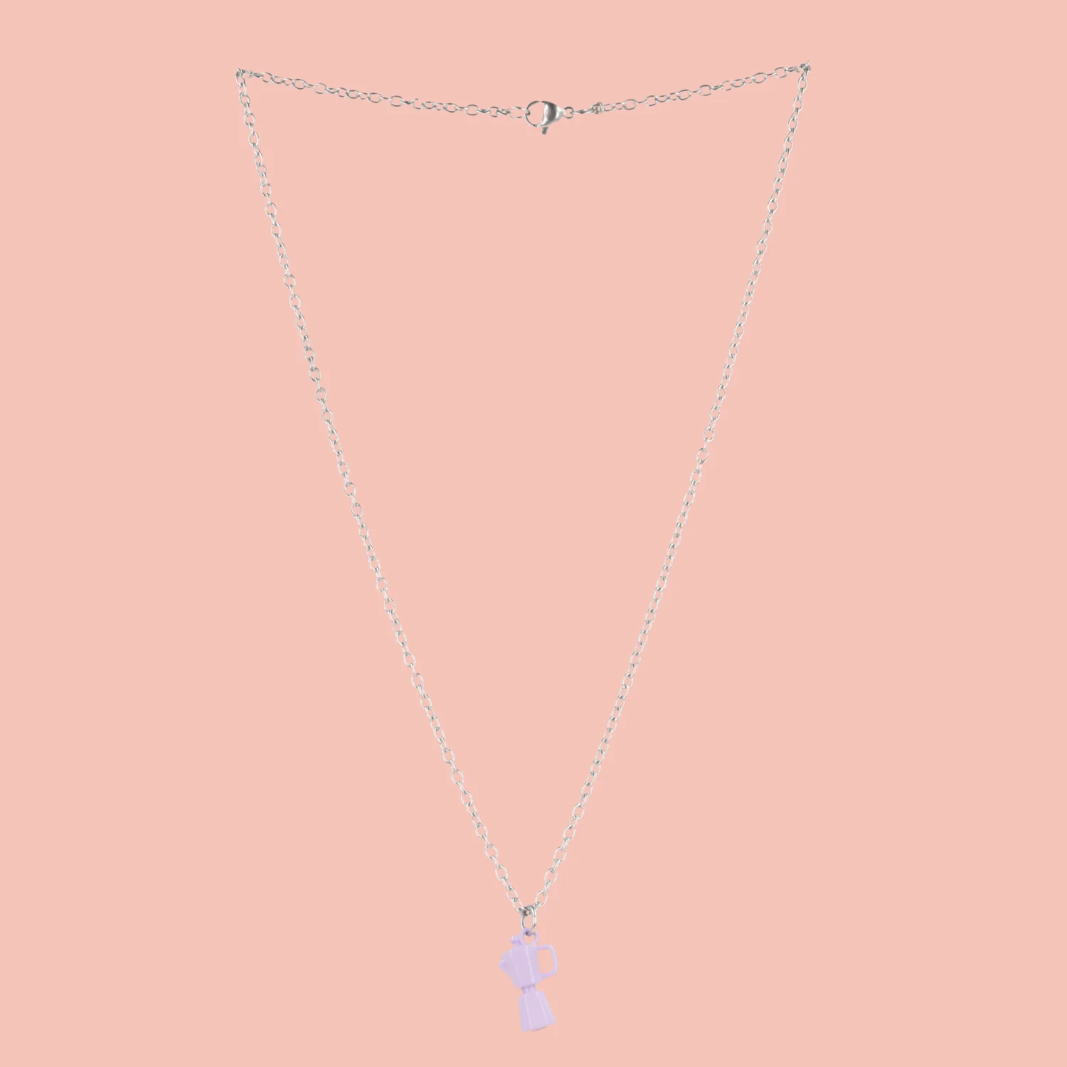 Lilac Coffee Pot Necklace - Image 3