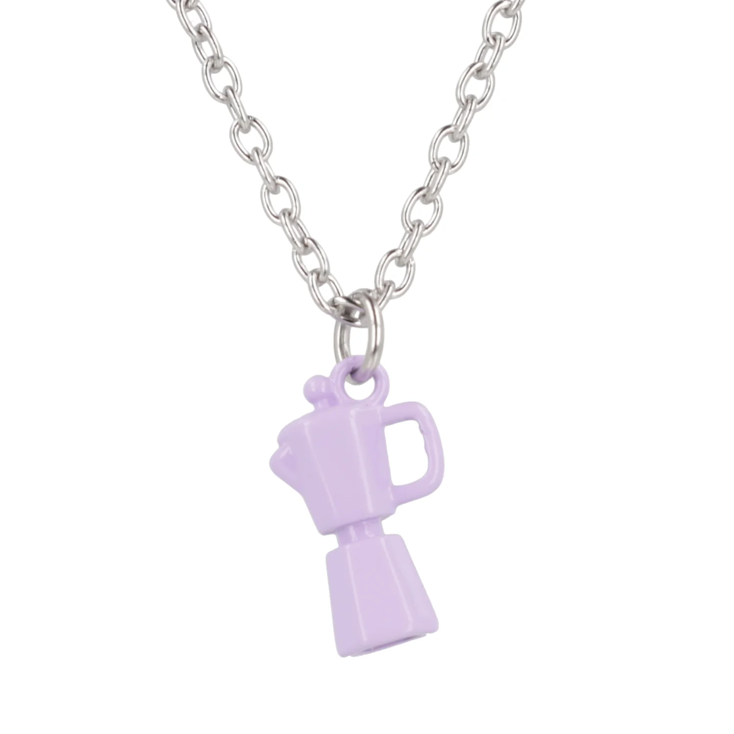 Lilac Coffee Pot Necklace - Image 4