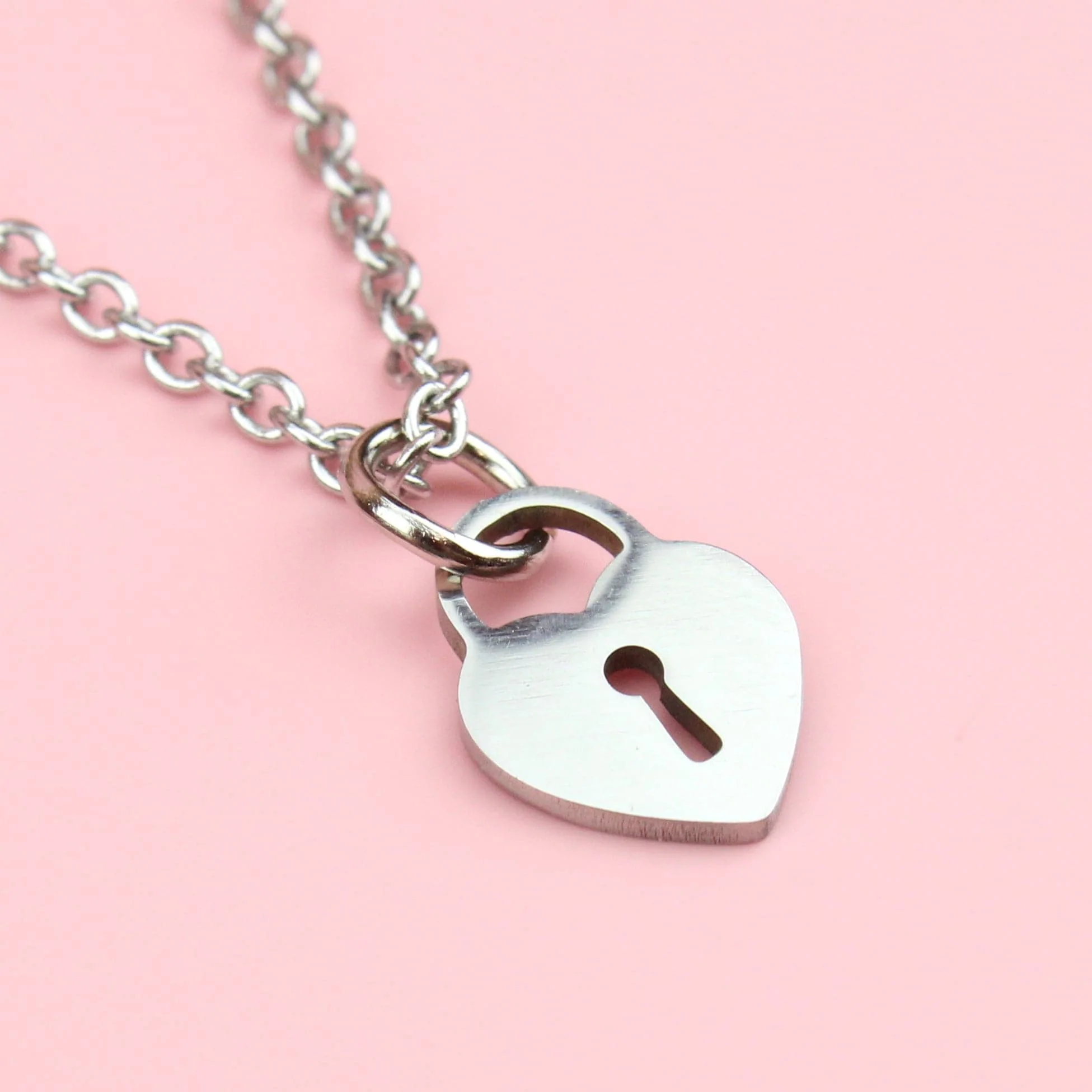Locked Heart Necklace - Image 3