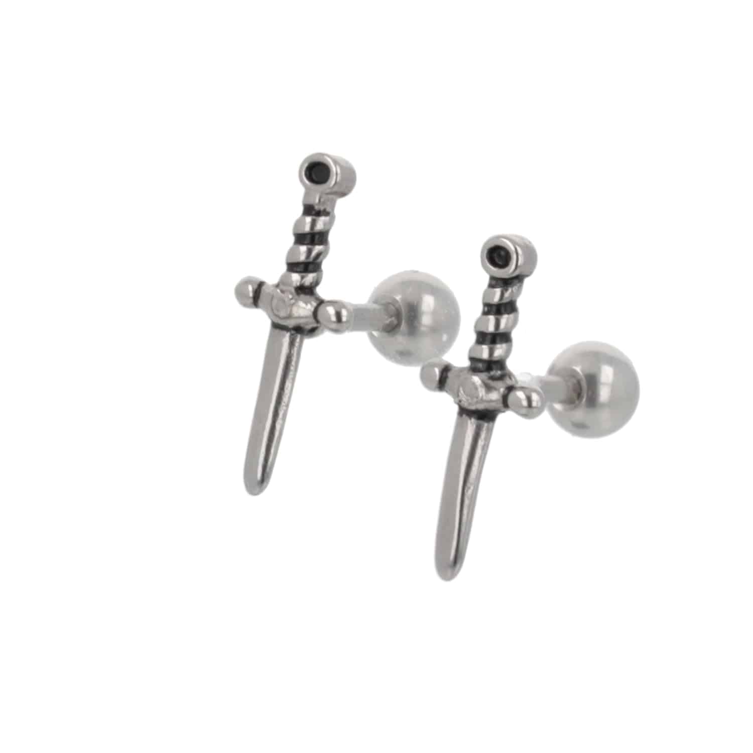 Looking Sharp Dagger Stud Earrings - Image 6