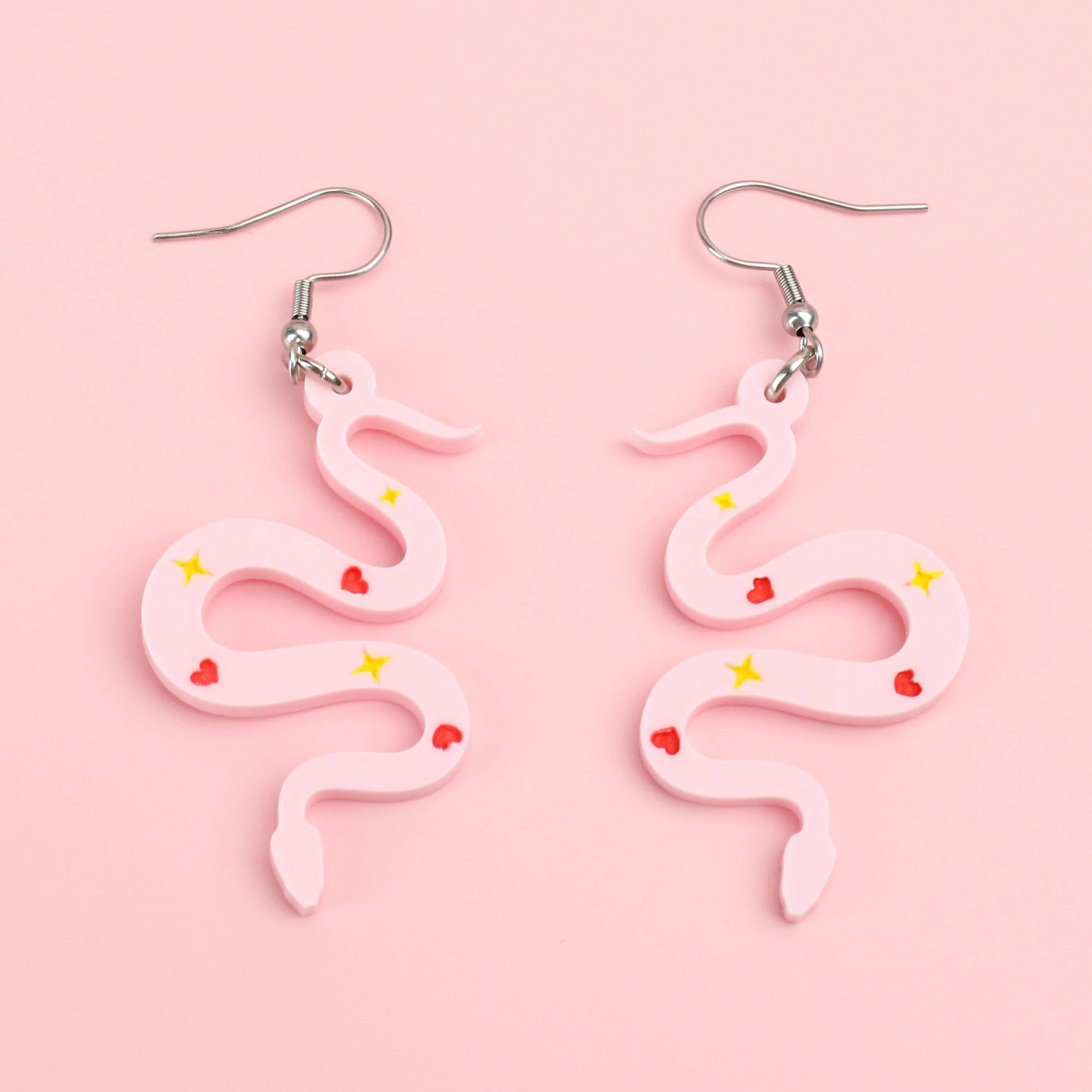 Love And Good Fortune Snake Earrings - Image 4