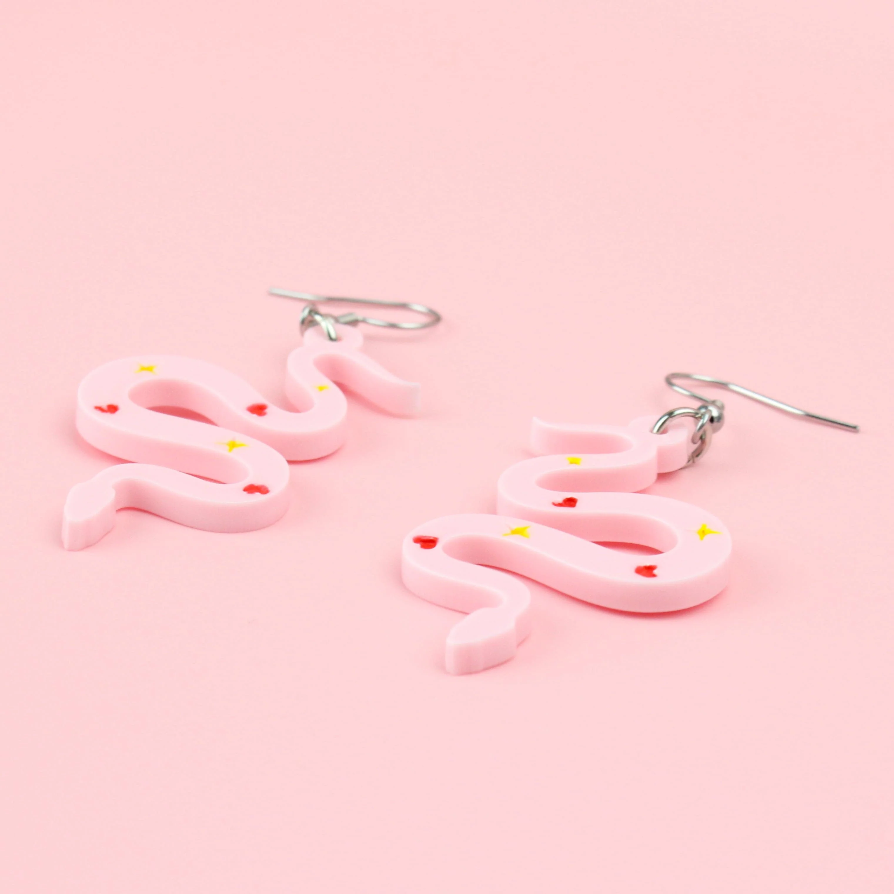 Love And Good Fortune Snake Earrings - Image 6