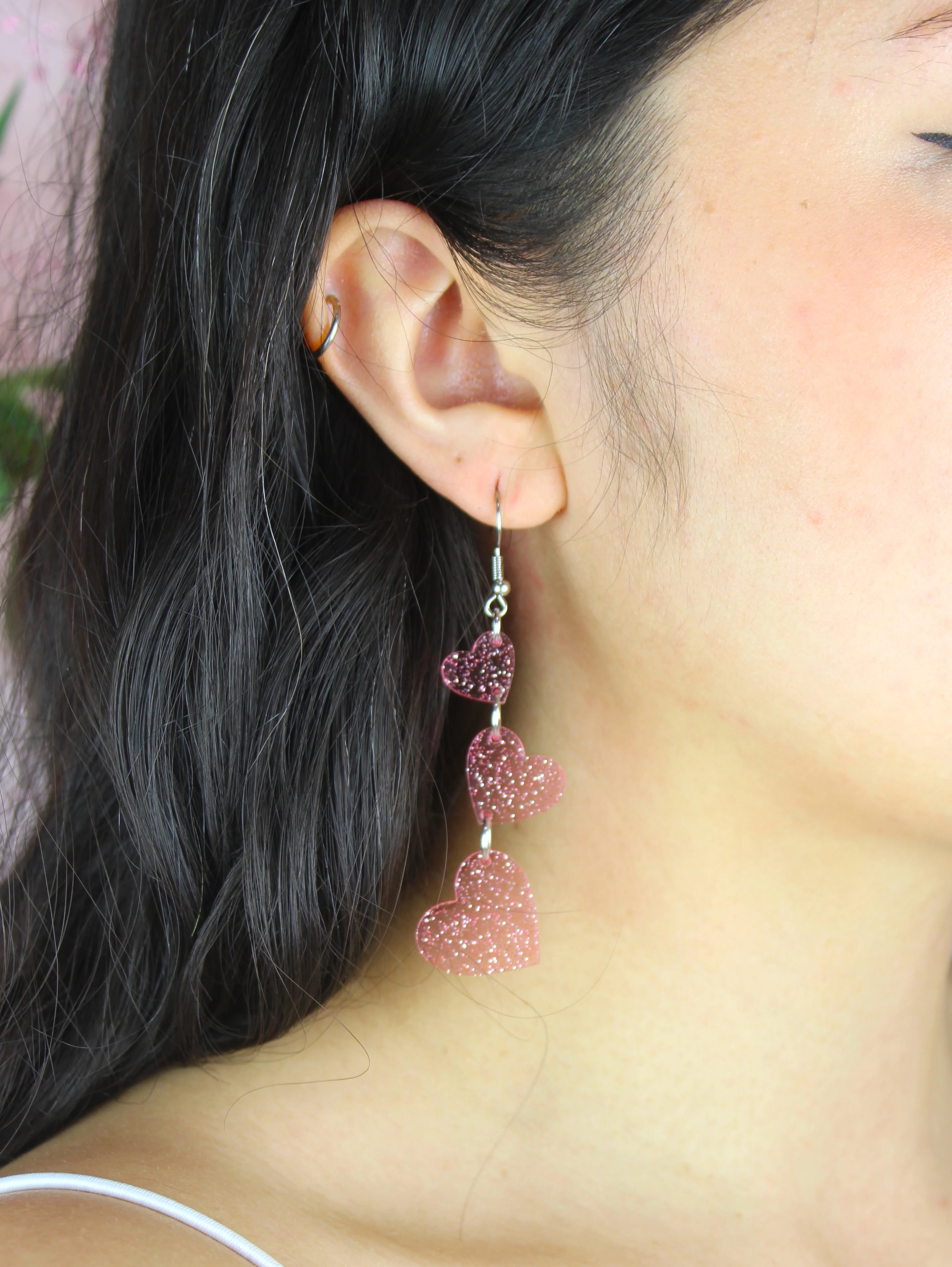 Love Is In The Air Earrings - Pink - Image 2