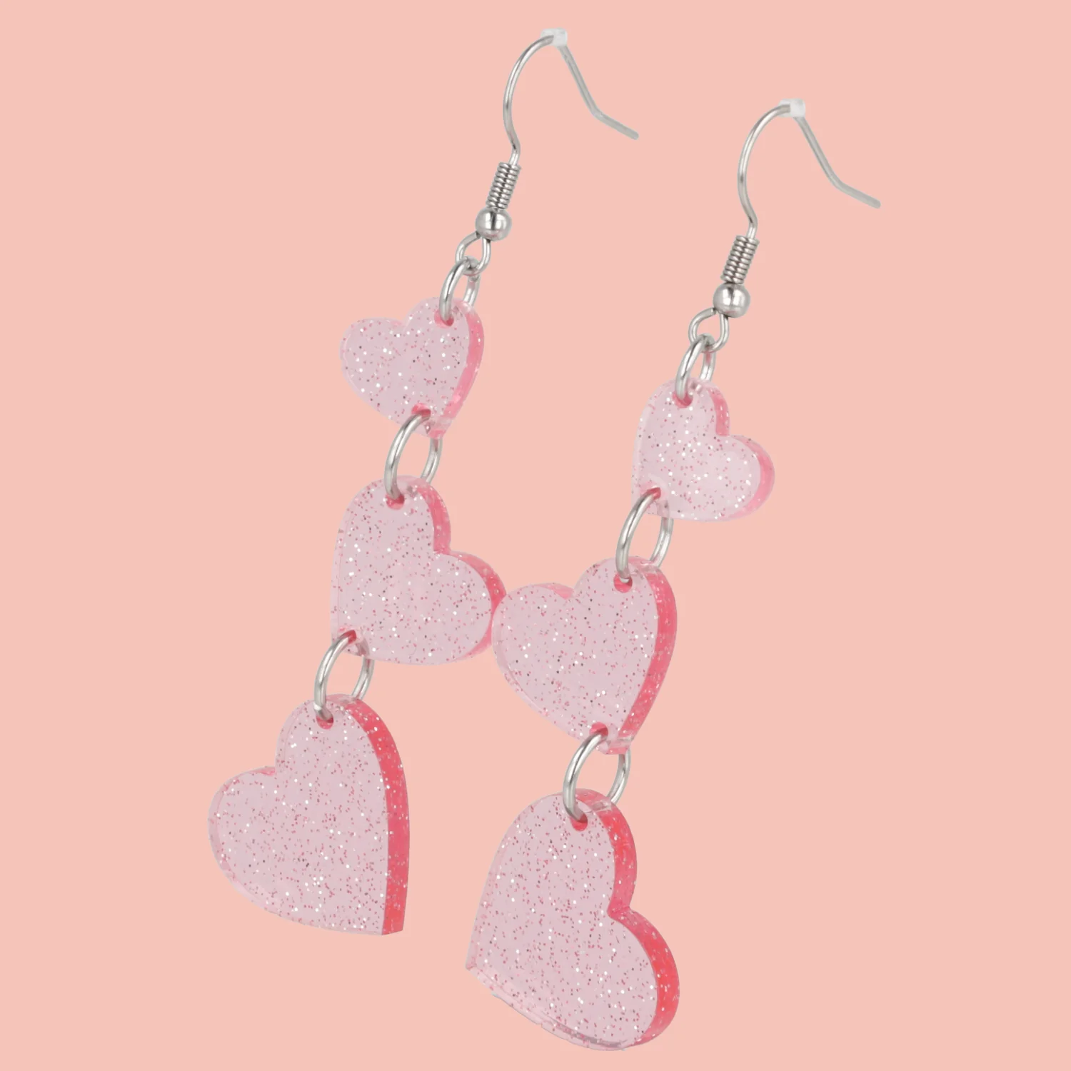 Love Is In The Air Earrings - Pink - Image 3