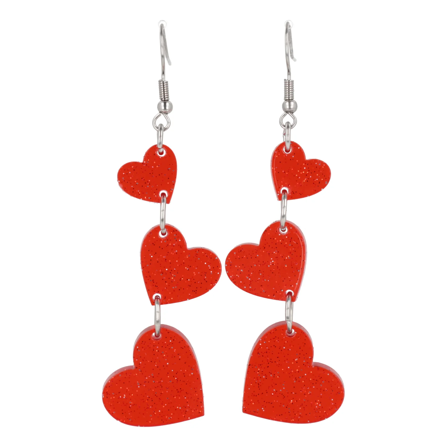 Love Is In The Air Earrings - Red - Image 5
