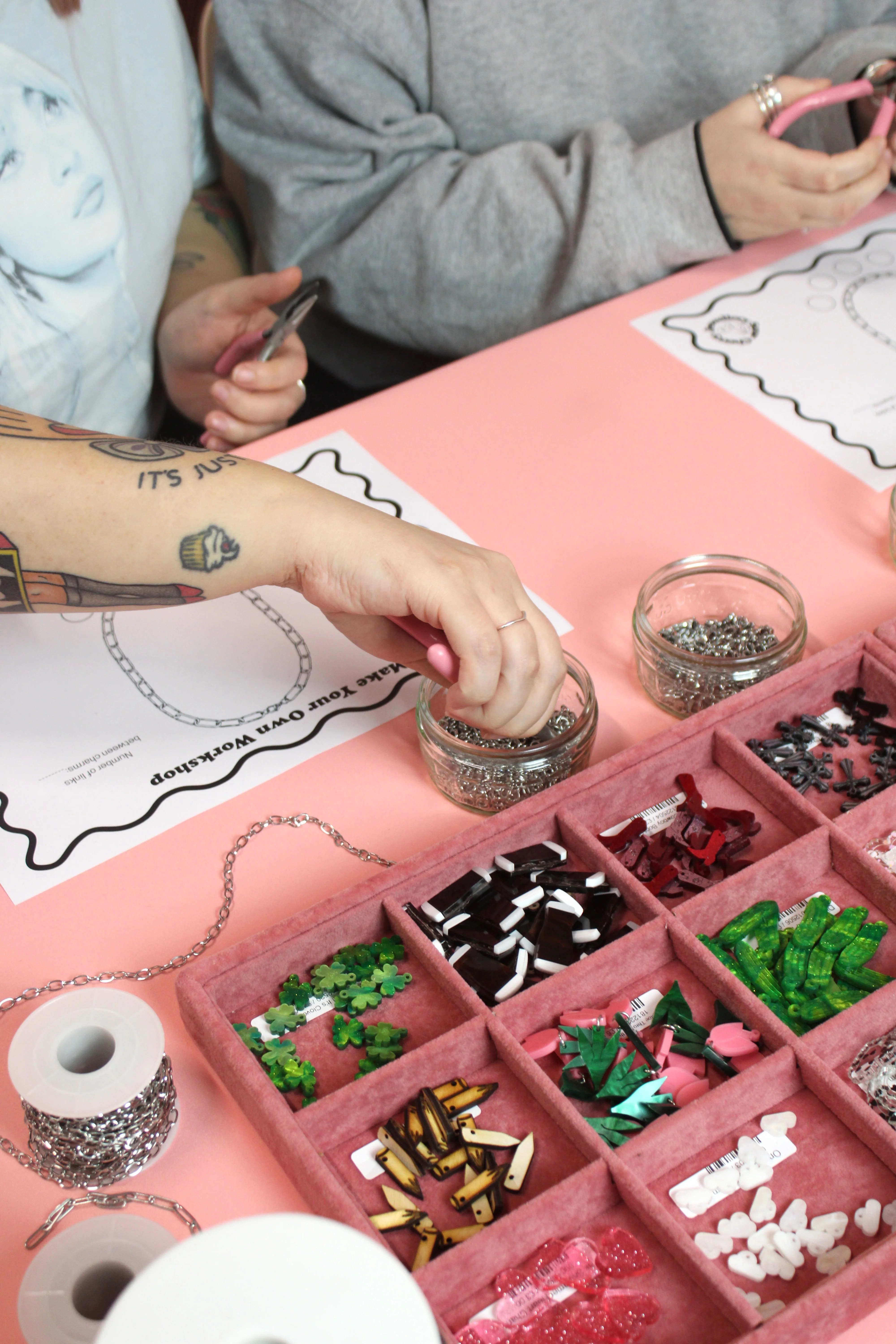 Make Your Own Charm Necklace Workshop. Leeds. 7th May 2026-Ticket - Image 3