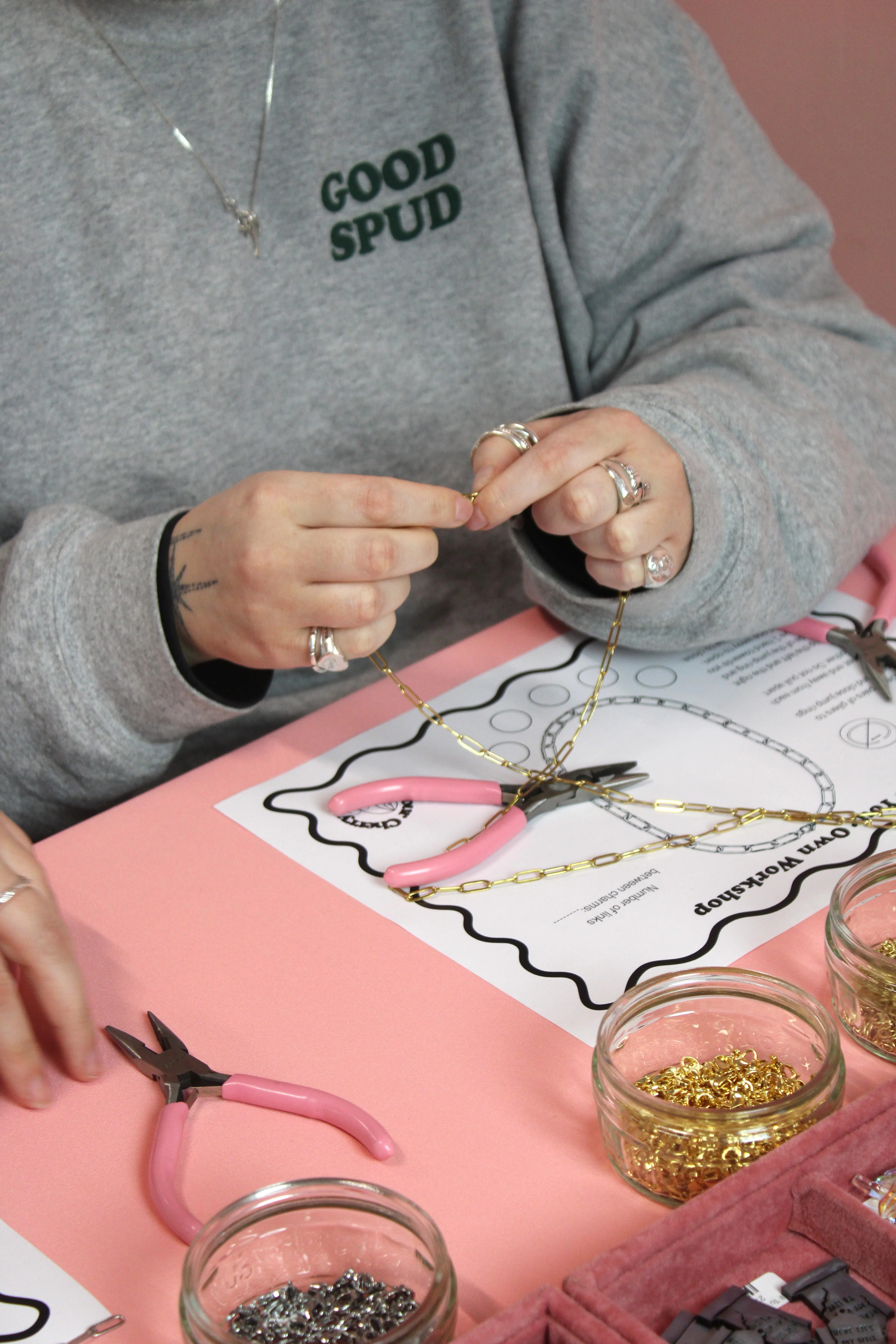 Make Your Own Charm Necklace Workshop. Leeds. 7th May 2026-Ticket - Image 4