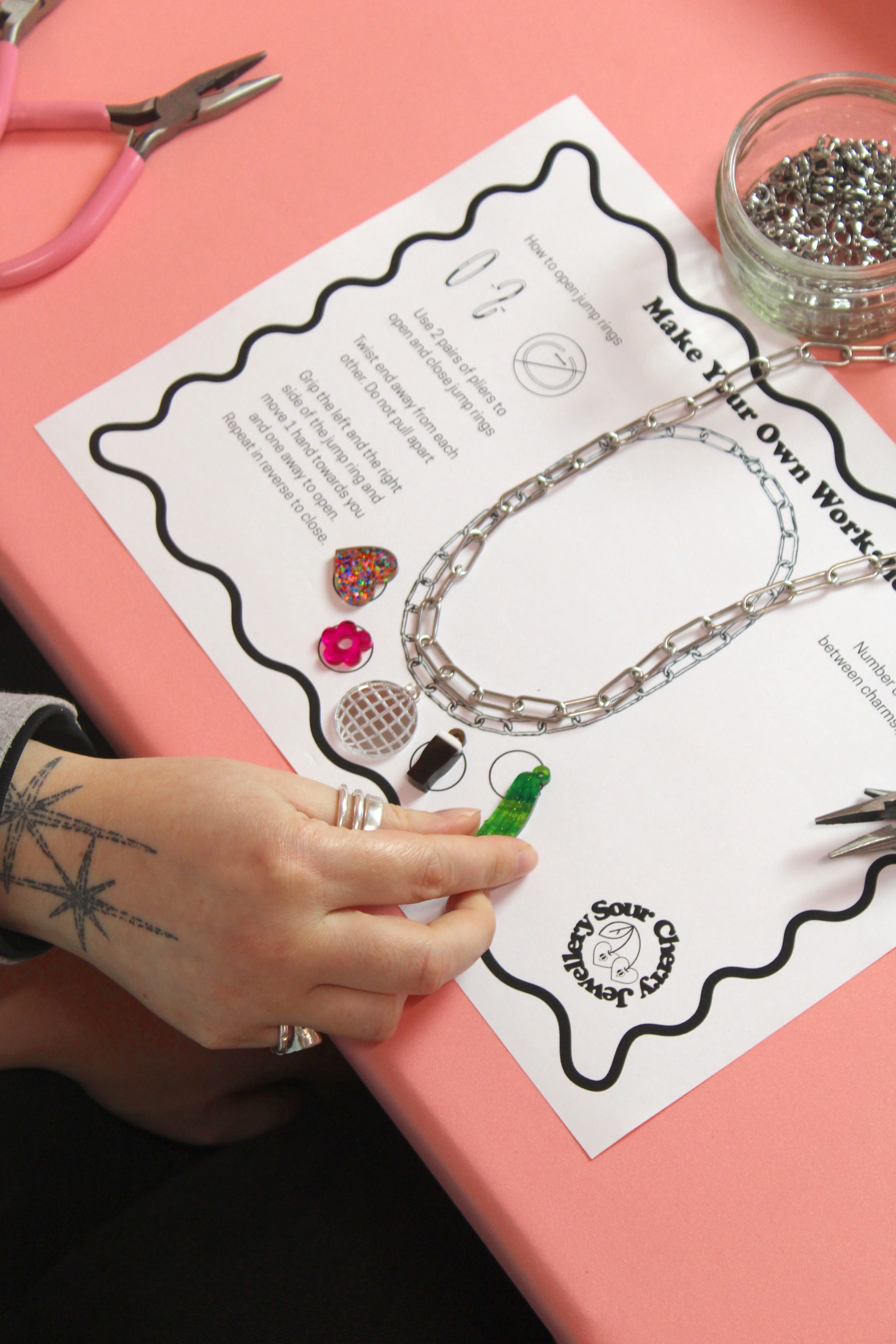 Make Your Own Charm Necklace Workshop. Leeds. 7th May 2026-Ticket - Image 6