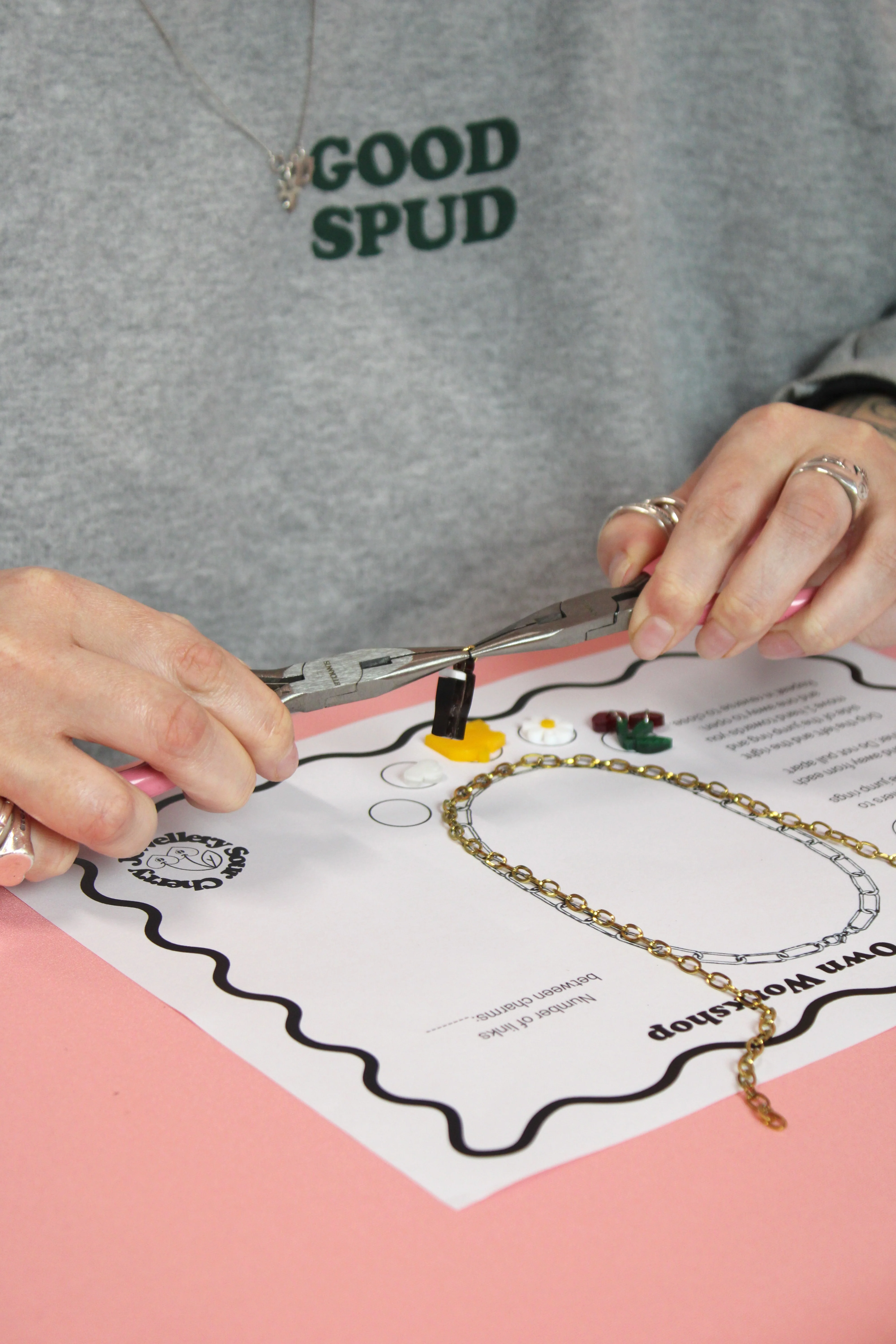 Make Your Own Charm Necklace Workshop. Leeds. 7th May 2026-Ticket - Image 7