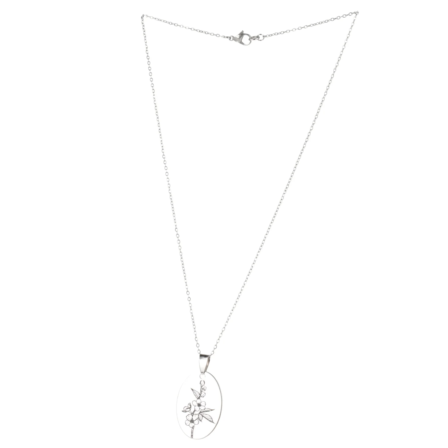 March Birth Flower Necklace - Cherry Blossom - Image 6