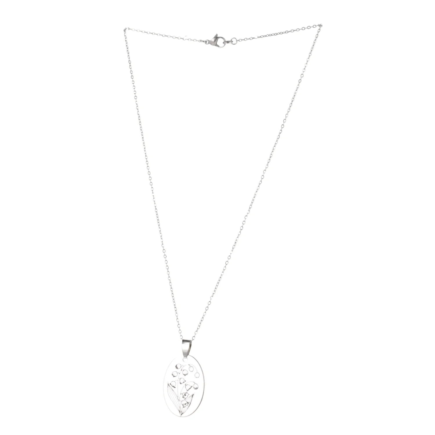 May Birth Flower Necklace - Lily of the Valley - Image 6
