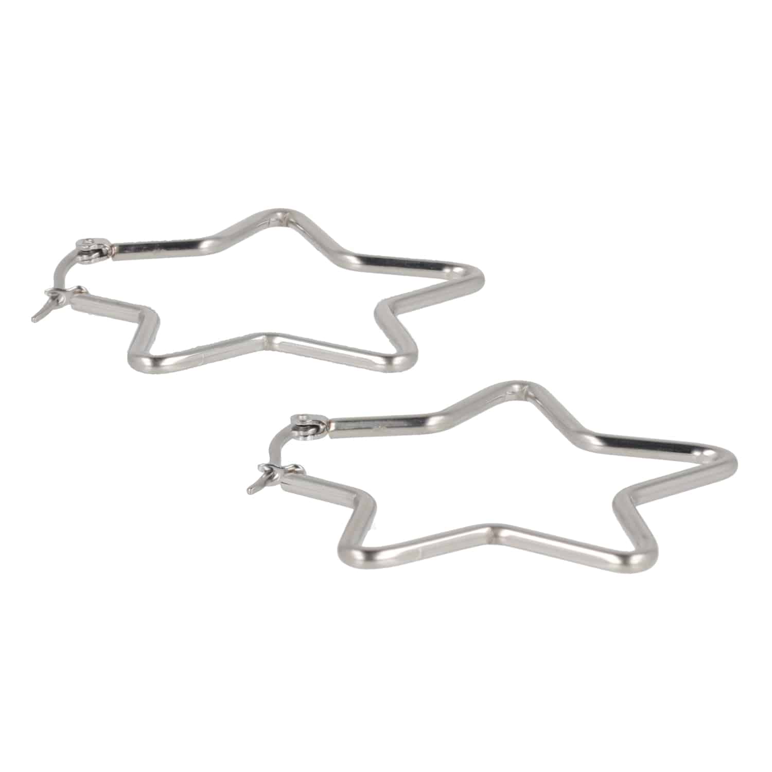 Medium Super Star Hoop Earrings - Image 6