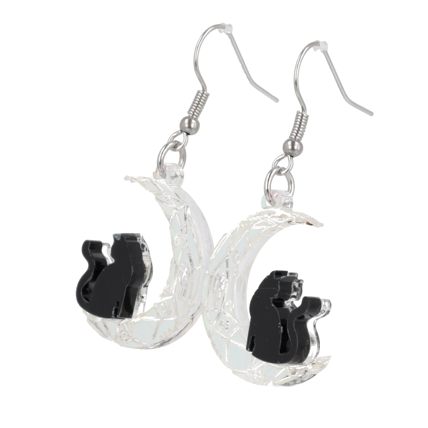 Meow Moon Earrings - Image 6