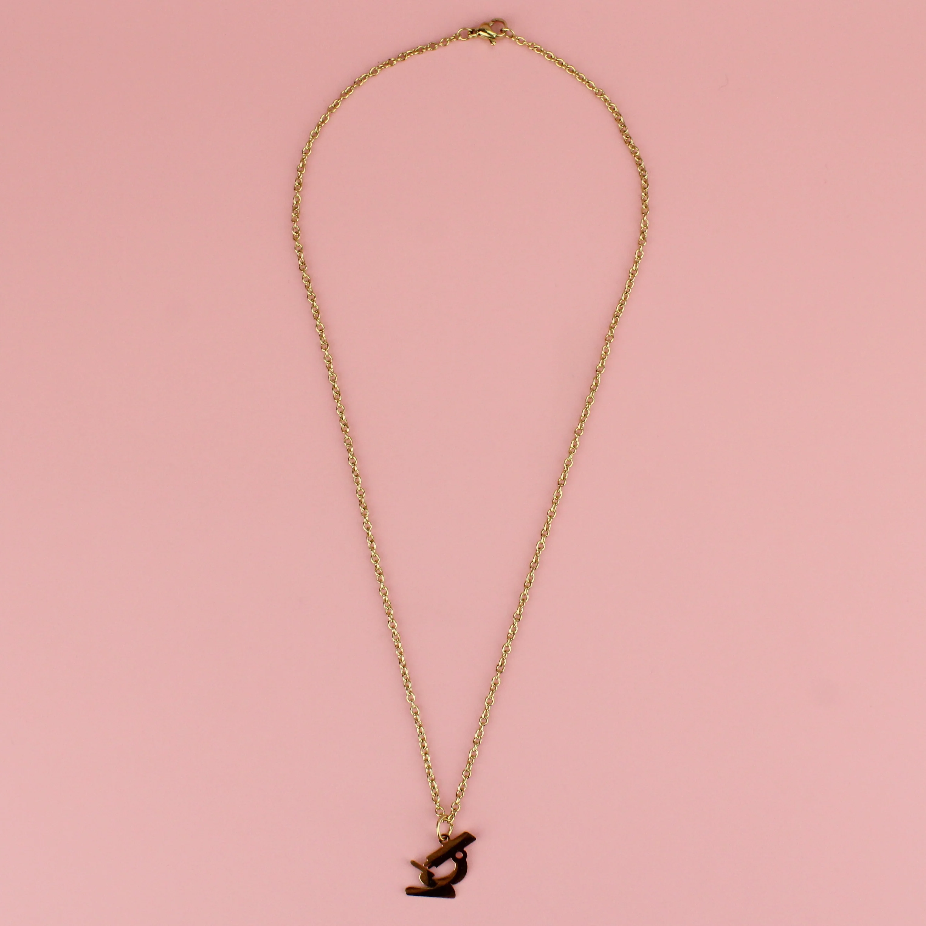 Microscope Necklace (Gold Plated) - Image 3