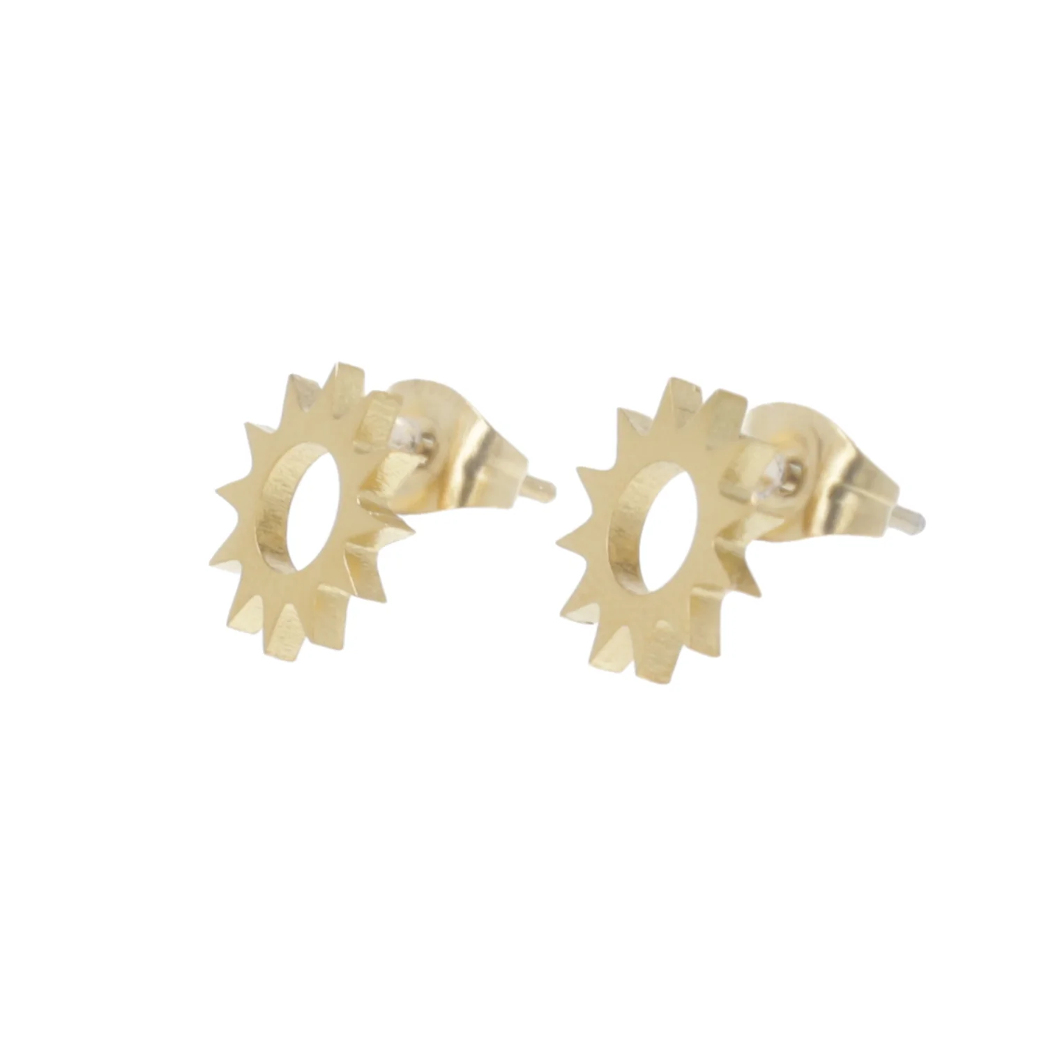 Midnight Sun Stud Earrings (Gold Plated) - Image 6