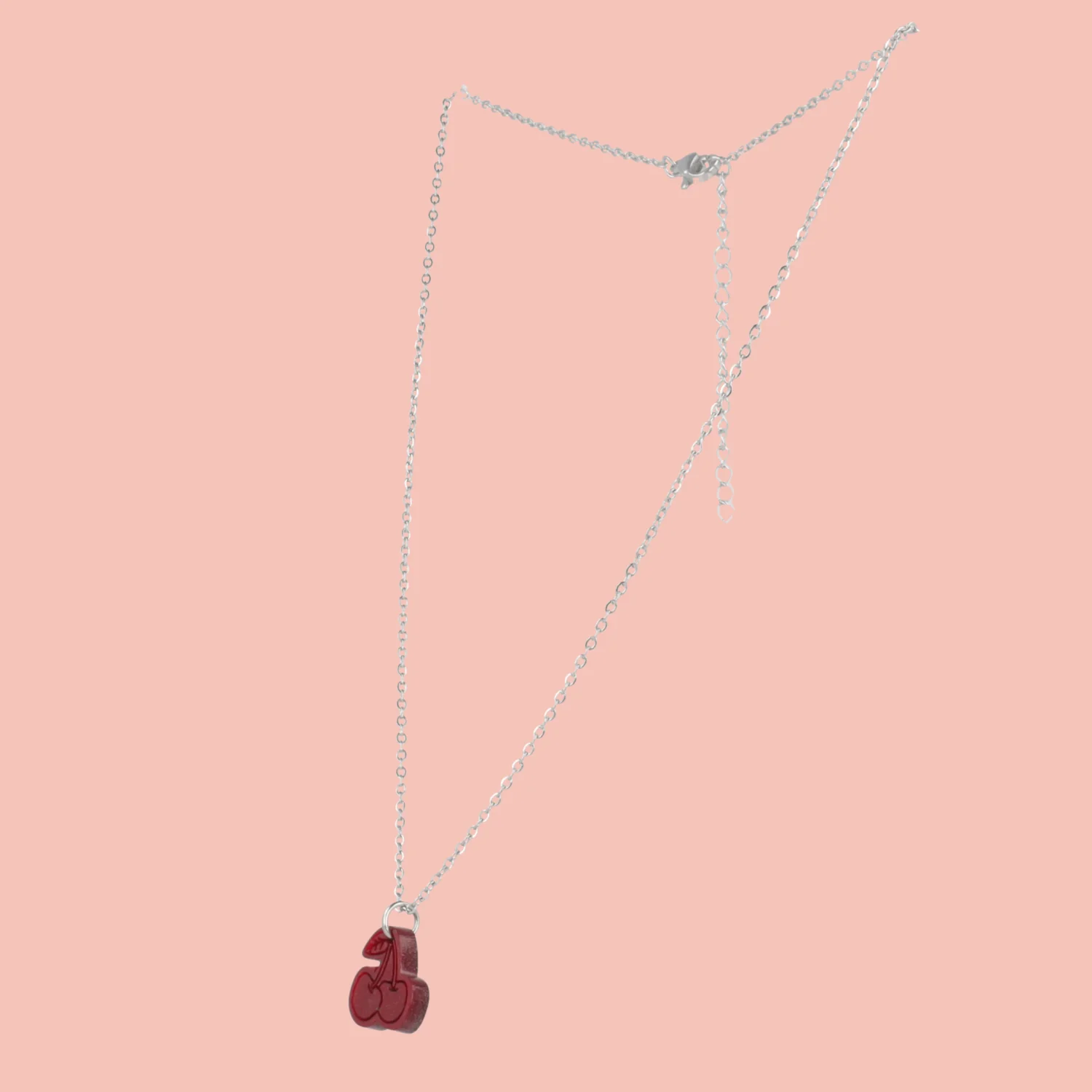 Mini Red Cherry Necklace - Image 5