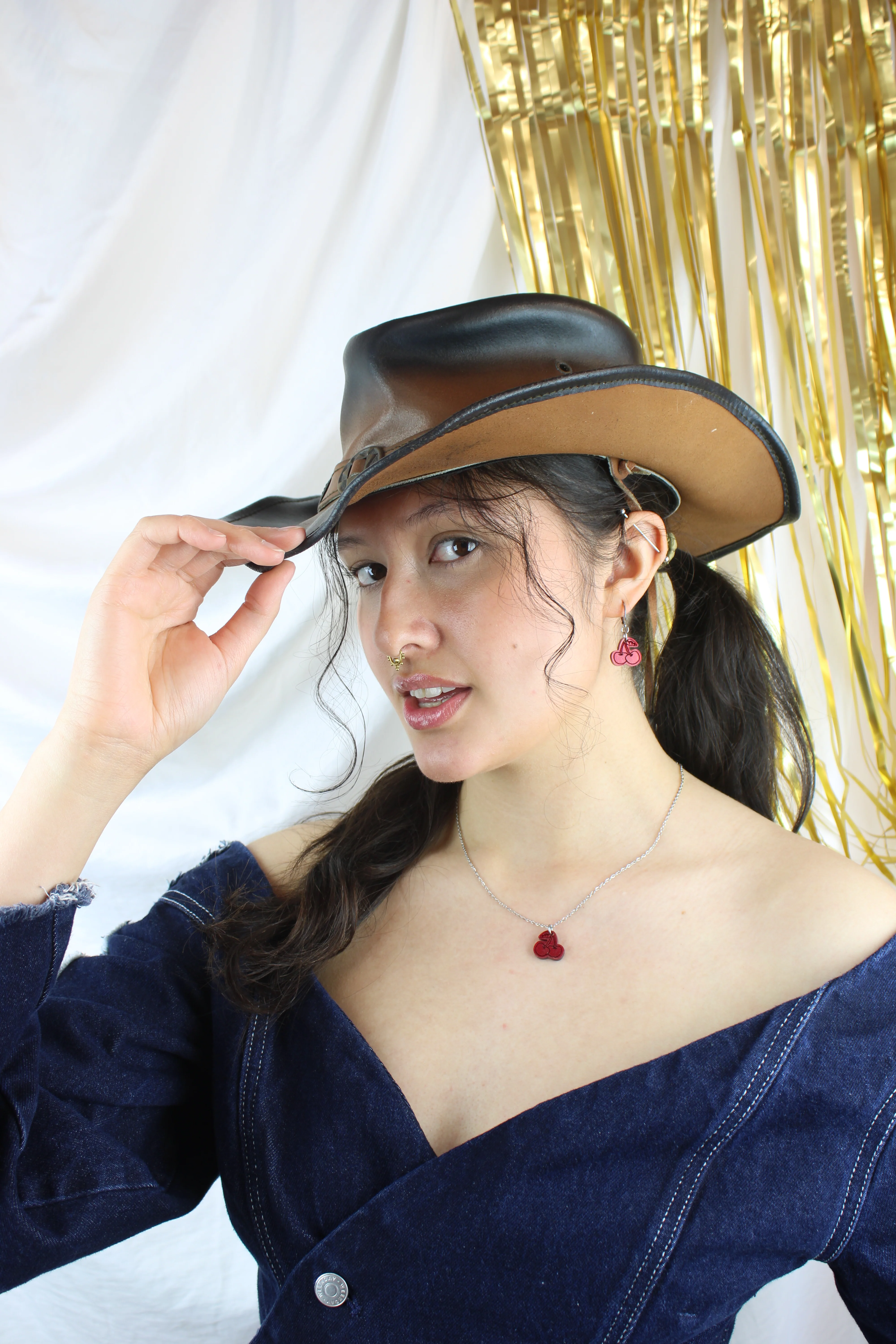 Mini Red Cherry Necklace - Image 6