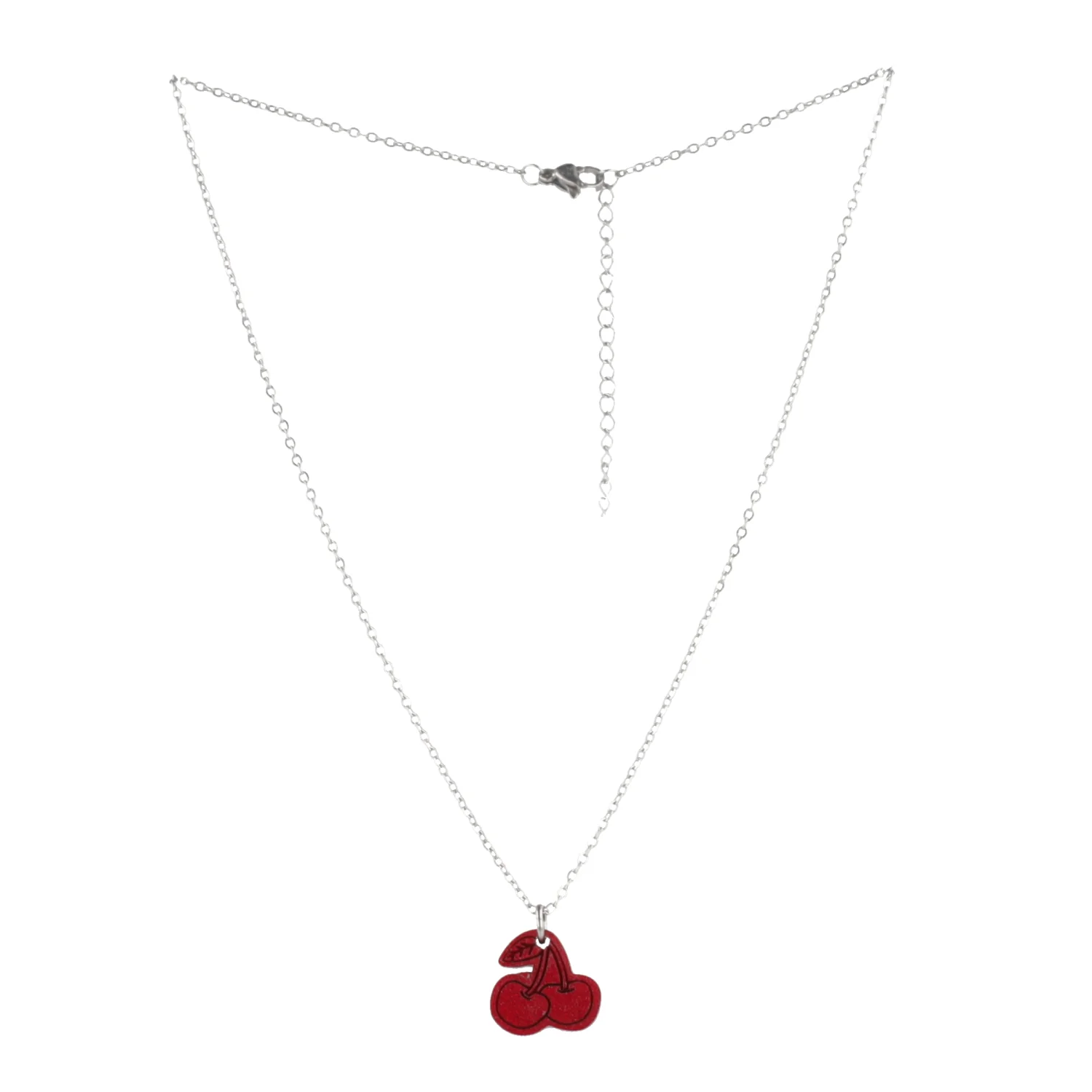 Mini Red Cherry Necklace - Image 8