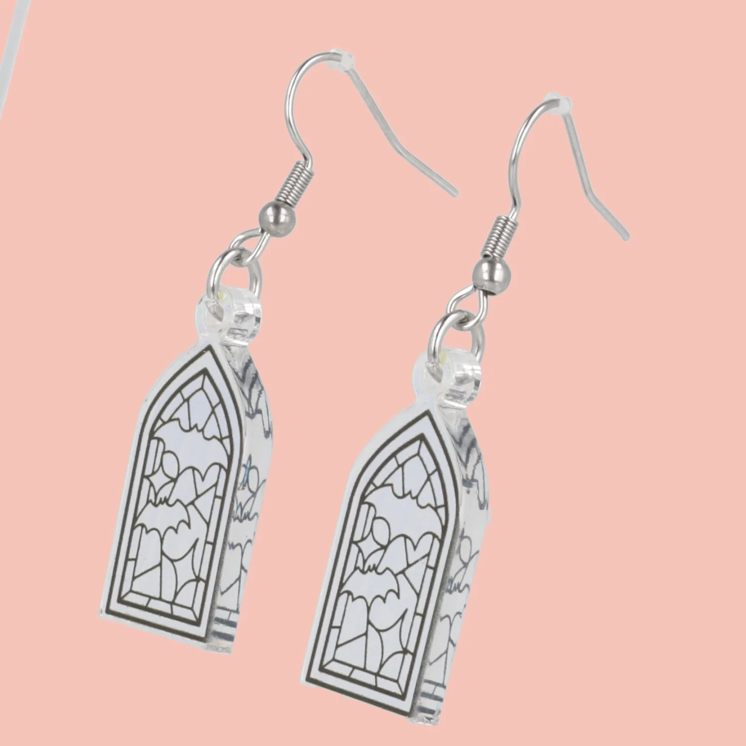 Mini Stained Glass Earrings - Image 2