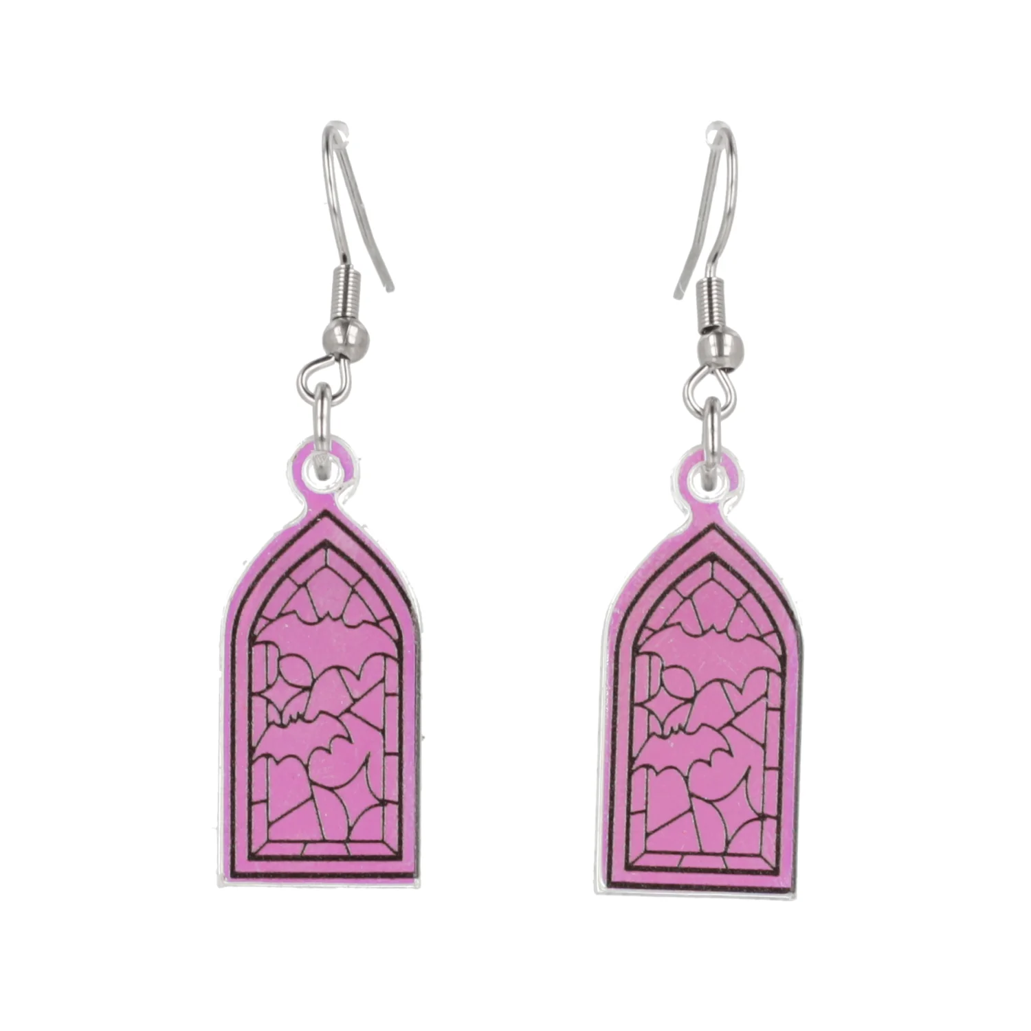 Mini Stained Glass Earrings - Image 3