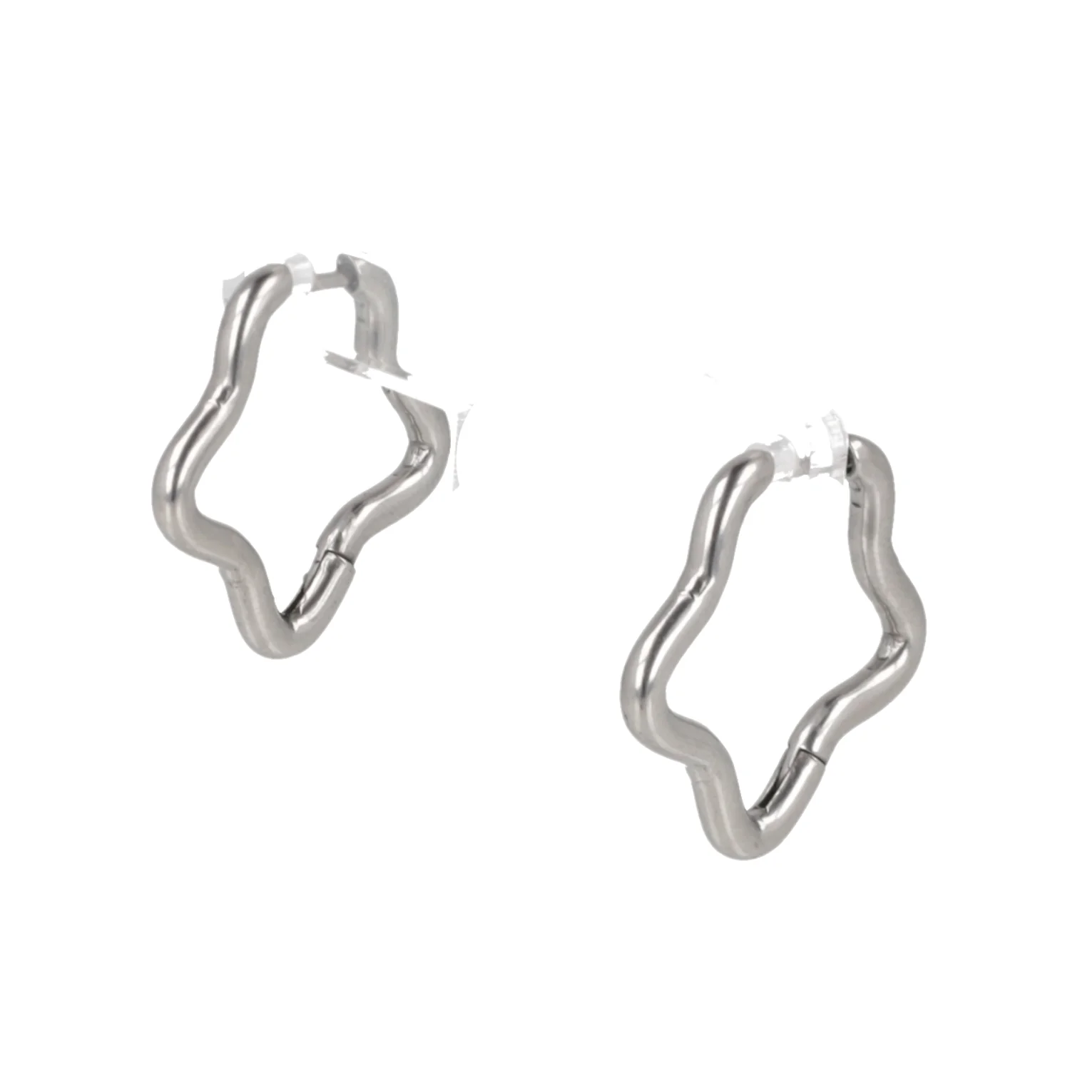 Mini Star Hoop Earrings - Image 6