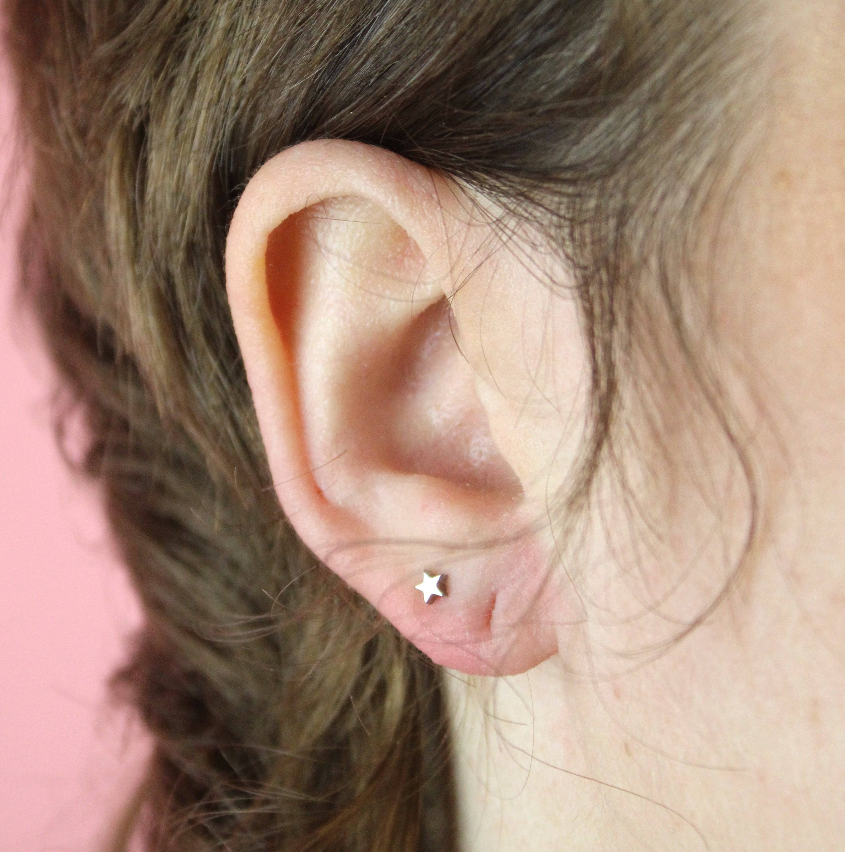Mini Star Stud Earrings - Image 2